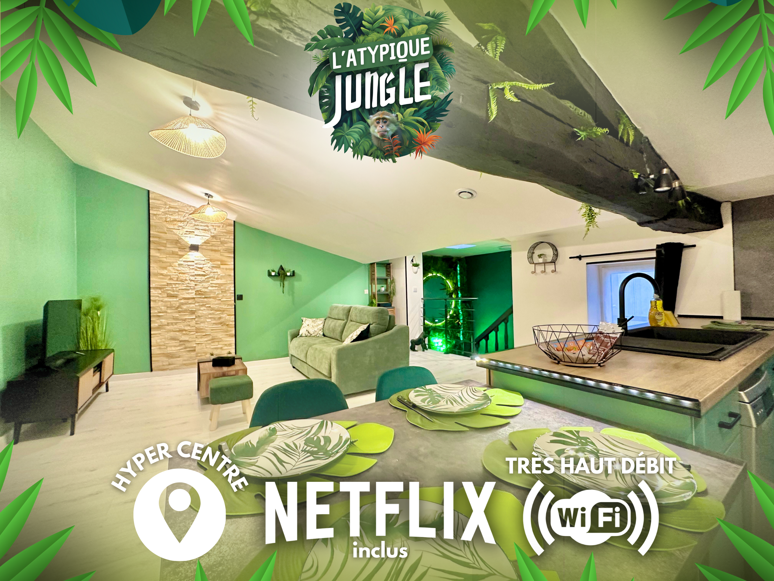 l 'Atypique Jungle - Hyper Centre - Refurbished