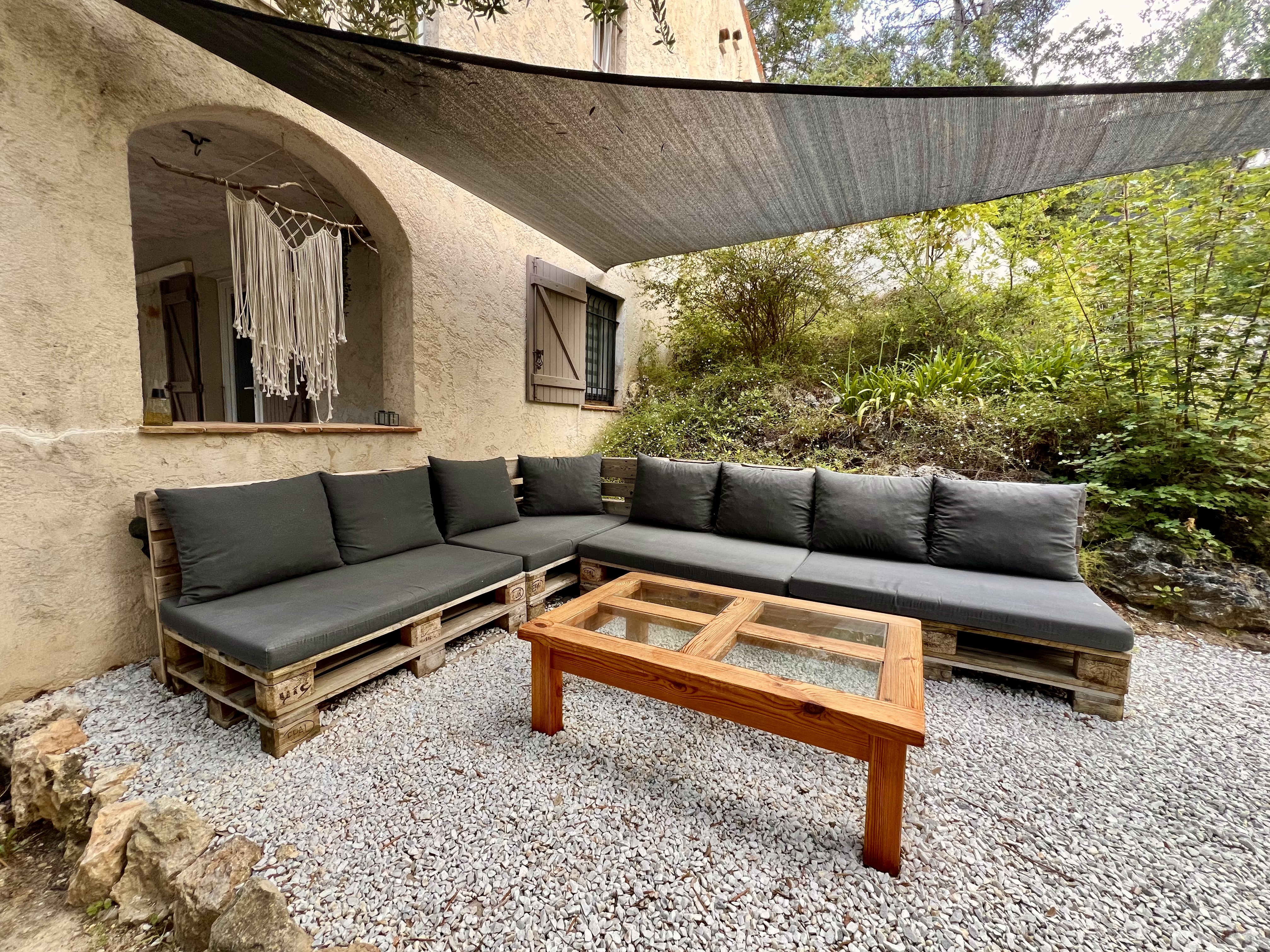Bottom of Villa in the forest