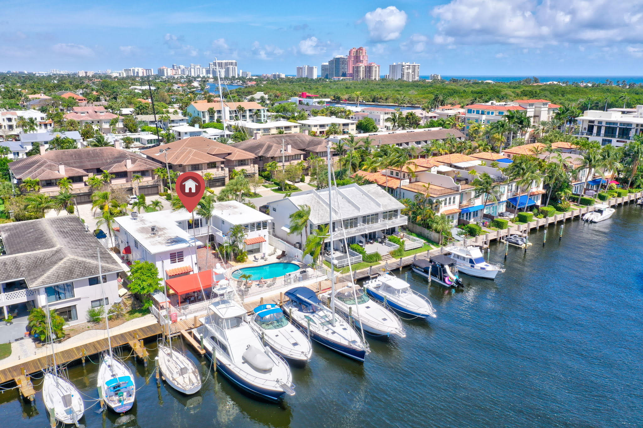 #6, spacious one-bdrm, Pool/Marina View, King bed in Fort Lauderdale, Broward County