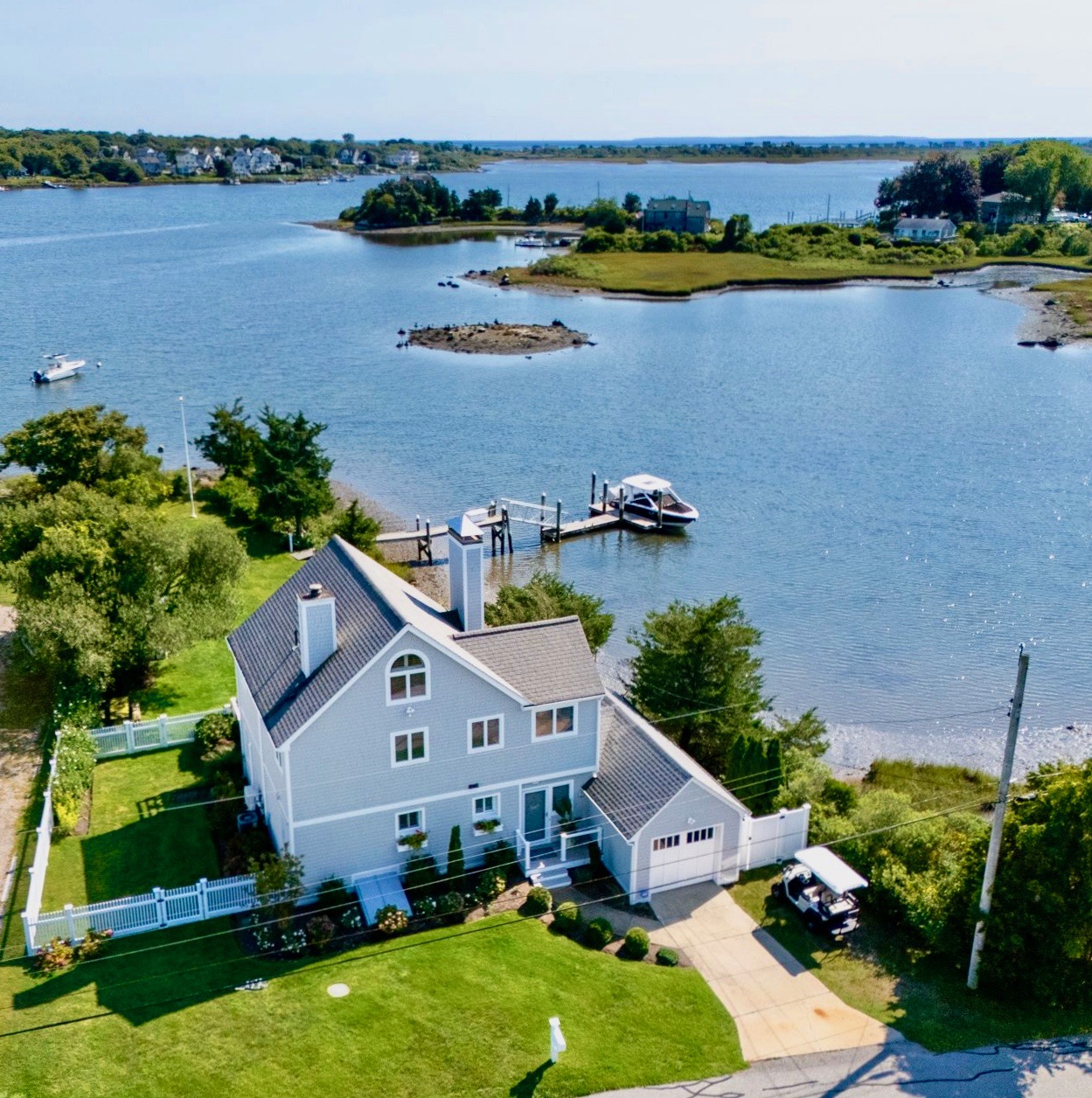 New Listing! Private Beach Home on Great Island