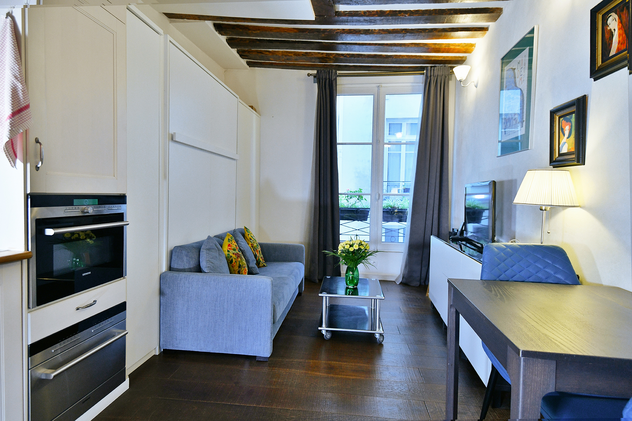 Romantic studio in center of Paris in Bourse, Paris
