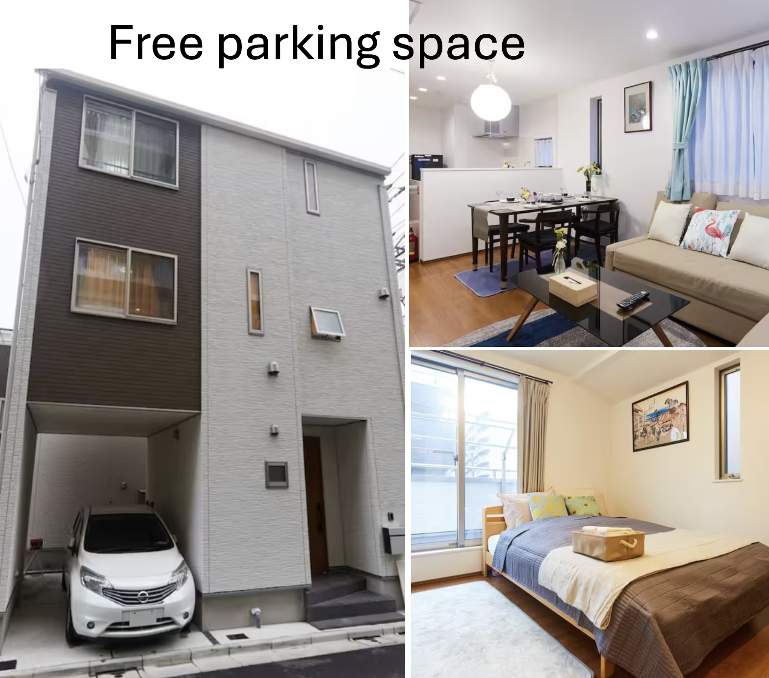 Zhoshiki Sta 3BR 3story 86sq/HanedaAP 12m,FreePark
