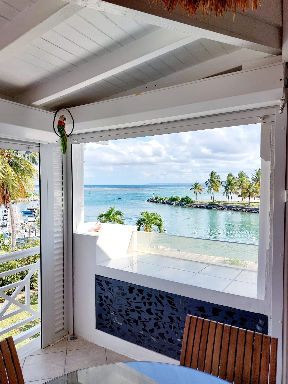 Duplex apartment with lagoon views