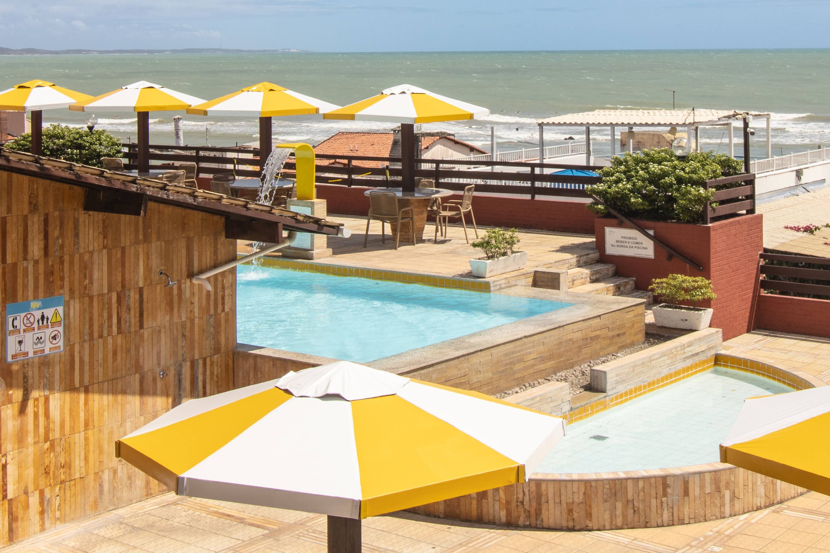 Pipa's Ocean - Flat 2 quartos na Praia do Centro