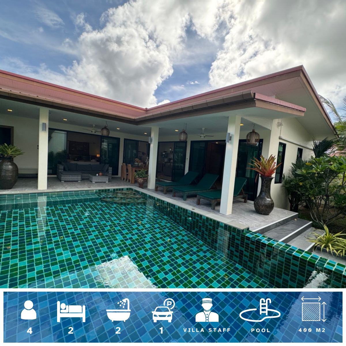 Attractive Private Pool Villa in Phuket