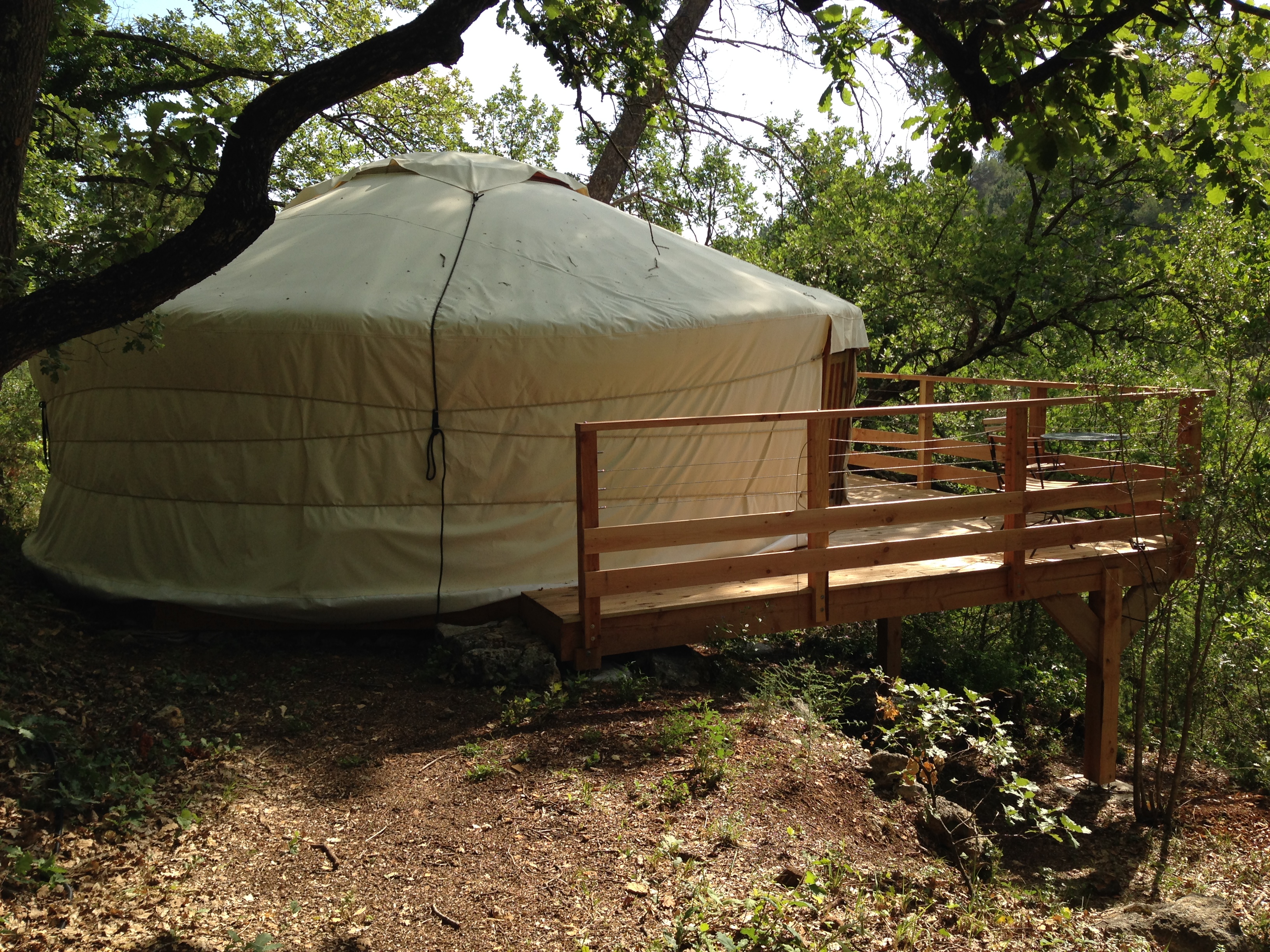 Unusual yurt in the var  