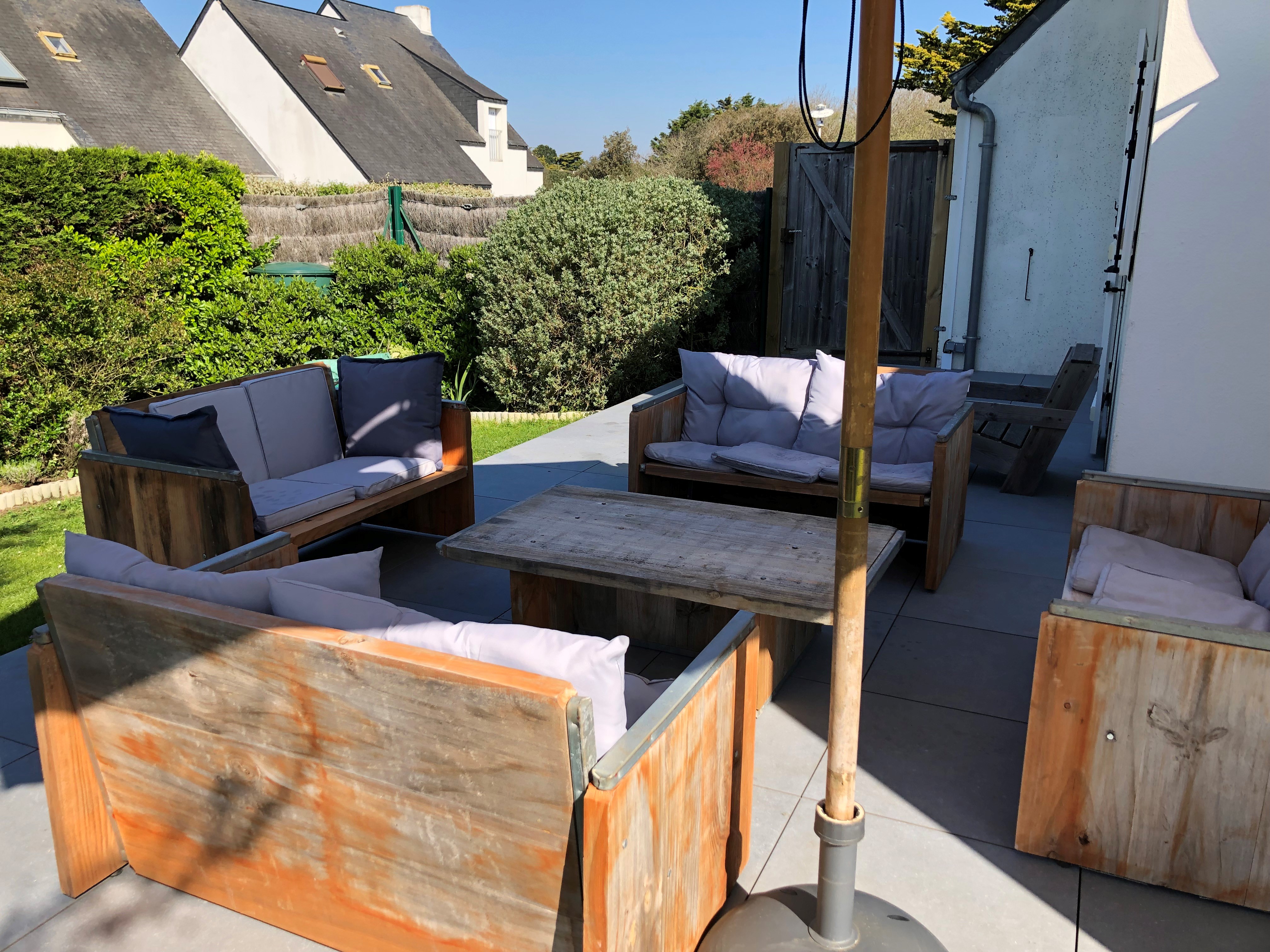 Quiet house, 150m beach, tennis, 5 hp/10-12p