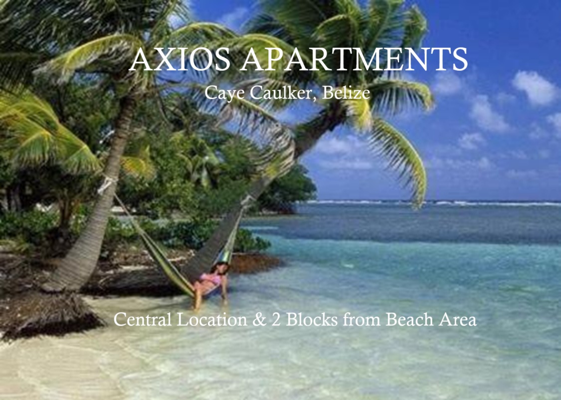 Axios Caye Caulker 1Bdrm Condo A/C Kitchen Wifi in Belize Islands, Belize