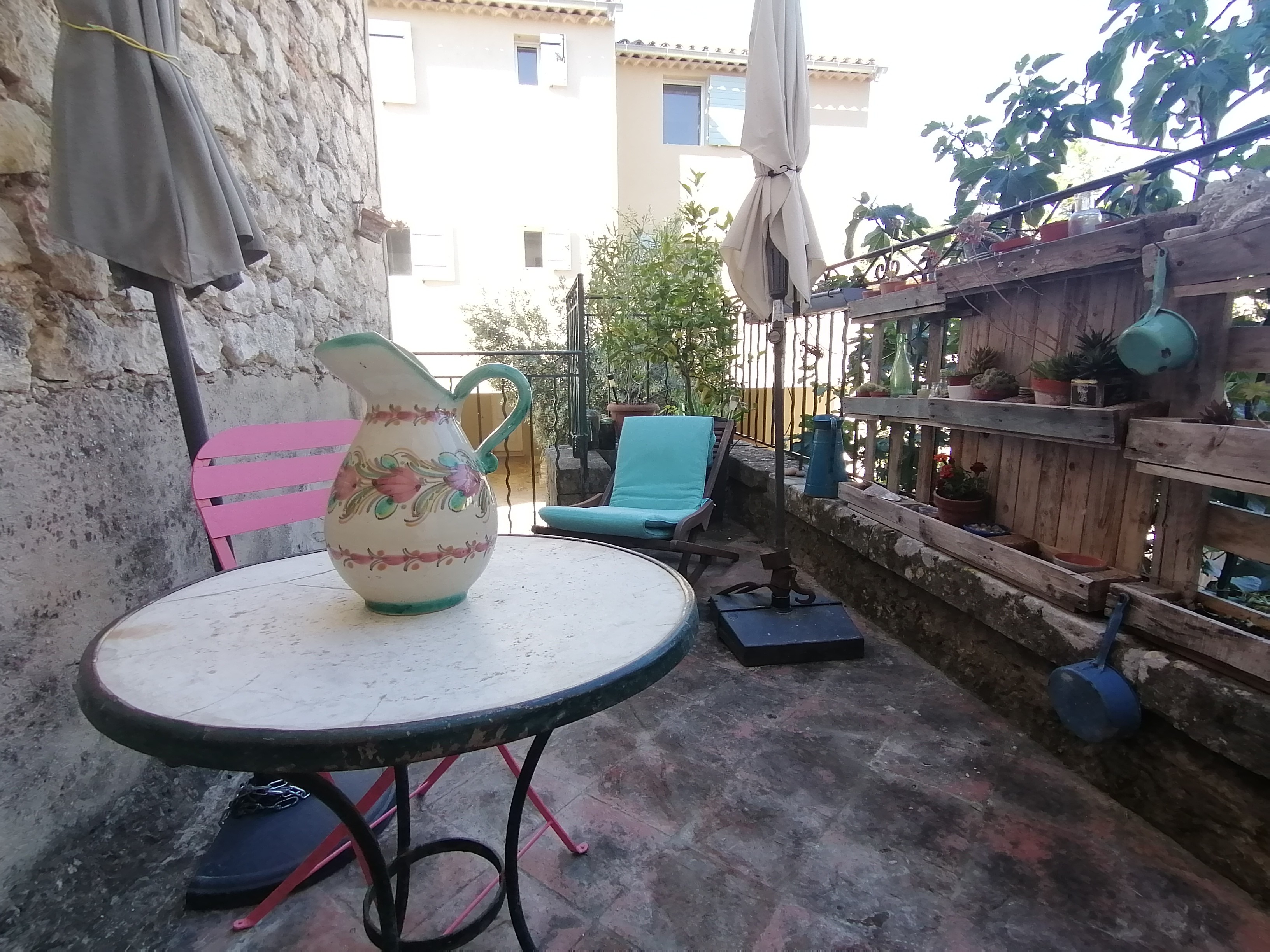 Studio with terrace and vintage charm