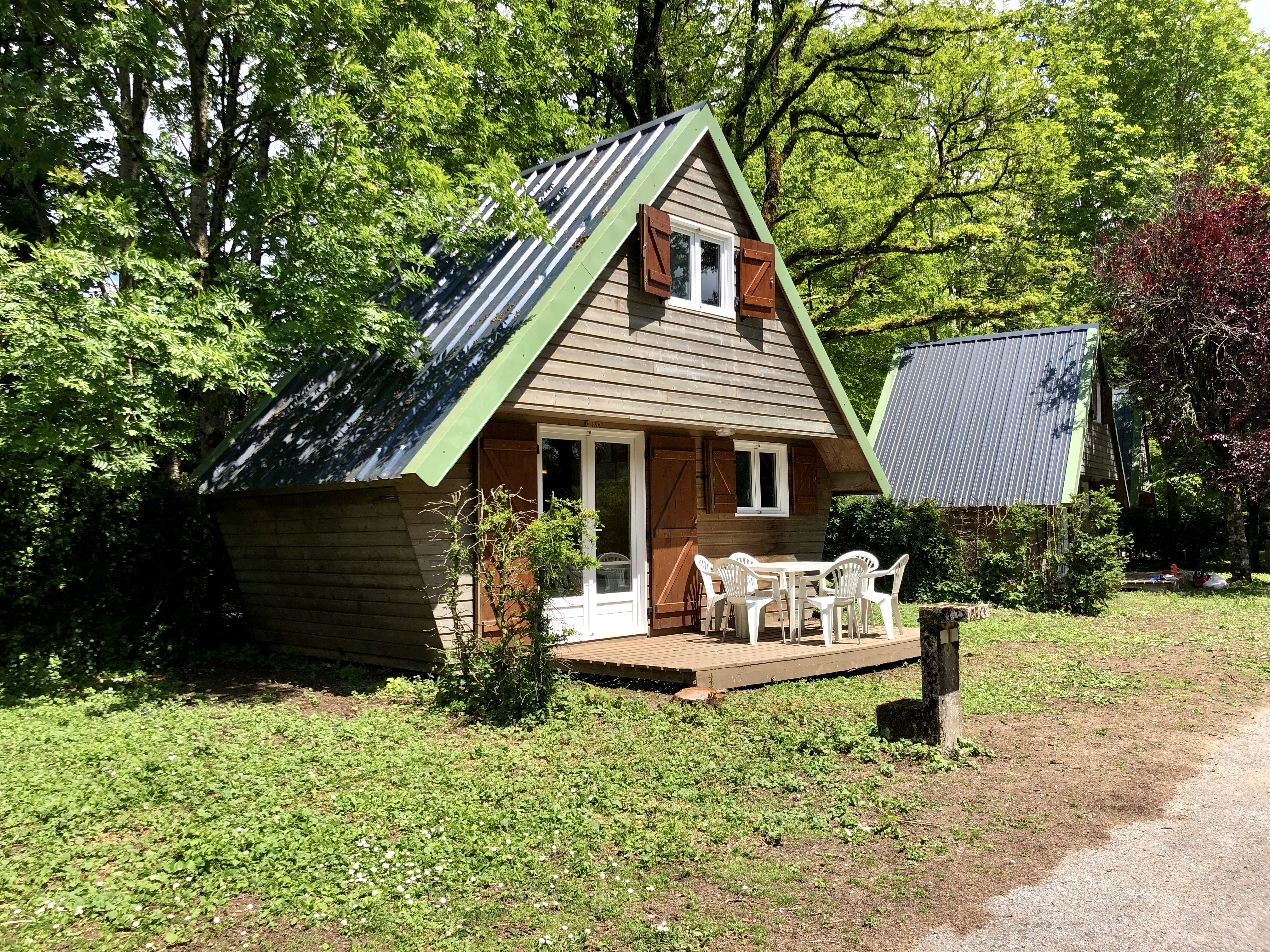 Chalet in the park of a 19th century manor