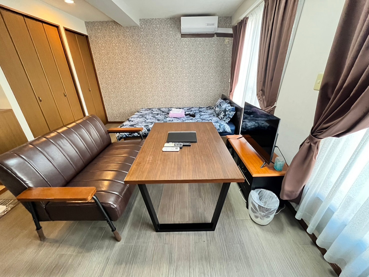 4 min walk to Roppongi Station!27 square meters of studio/bath/toilet with good sunshine!Perfect for sightseeing in the heart of the city