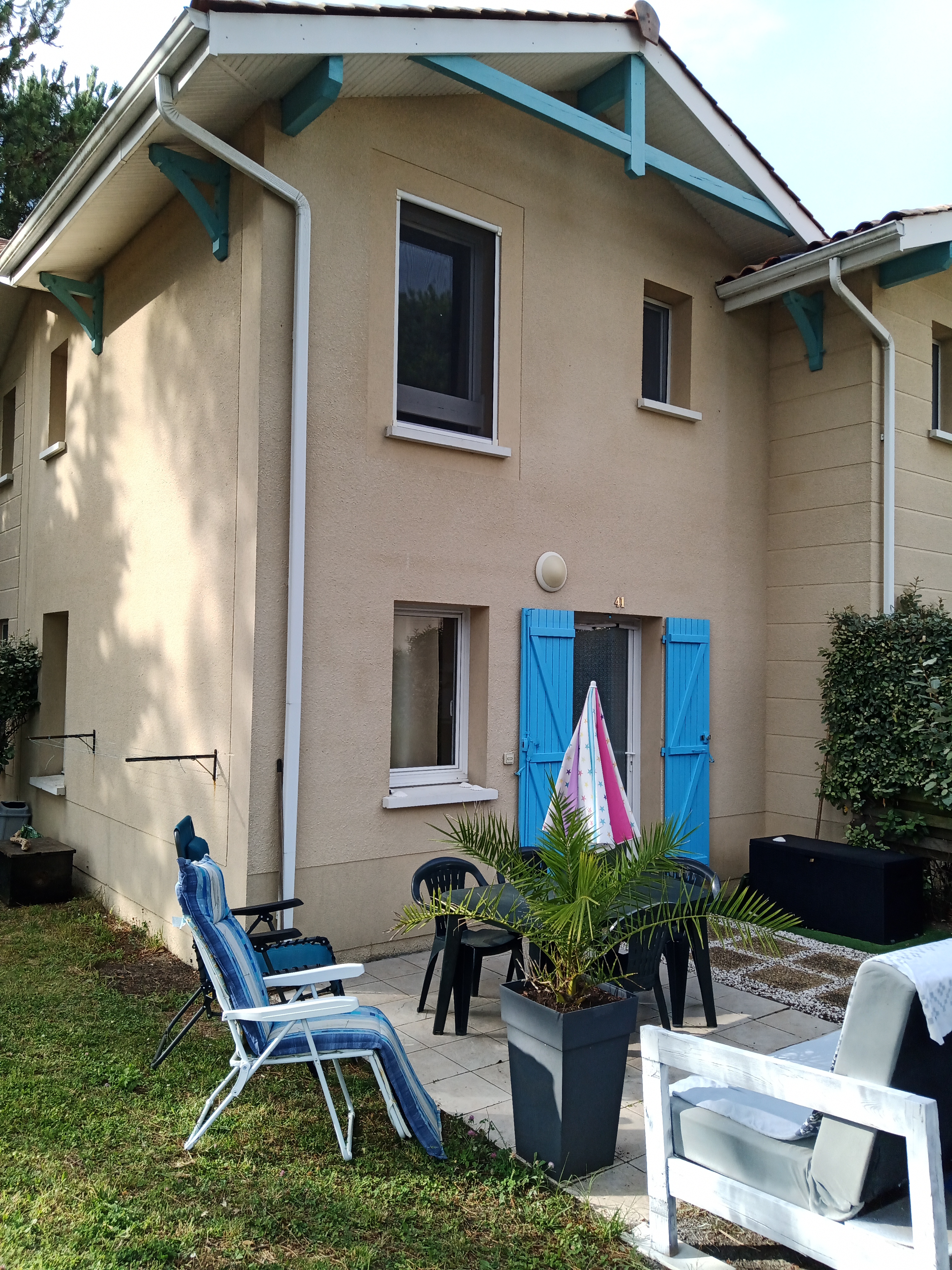 House in residence with pool