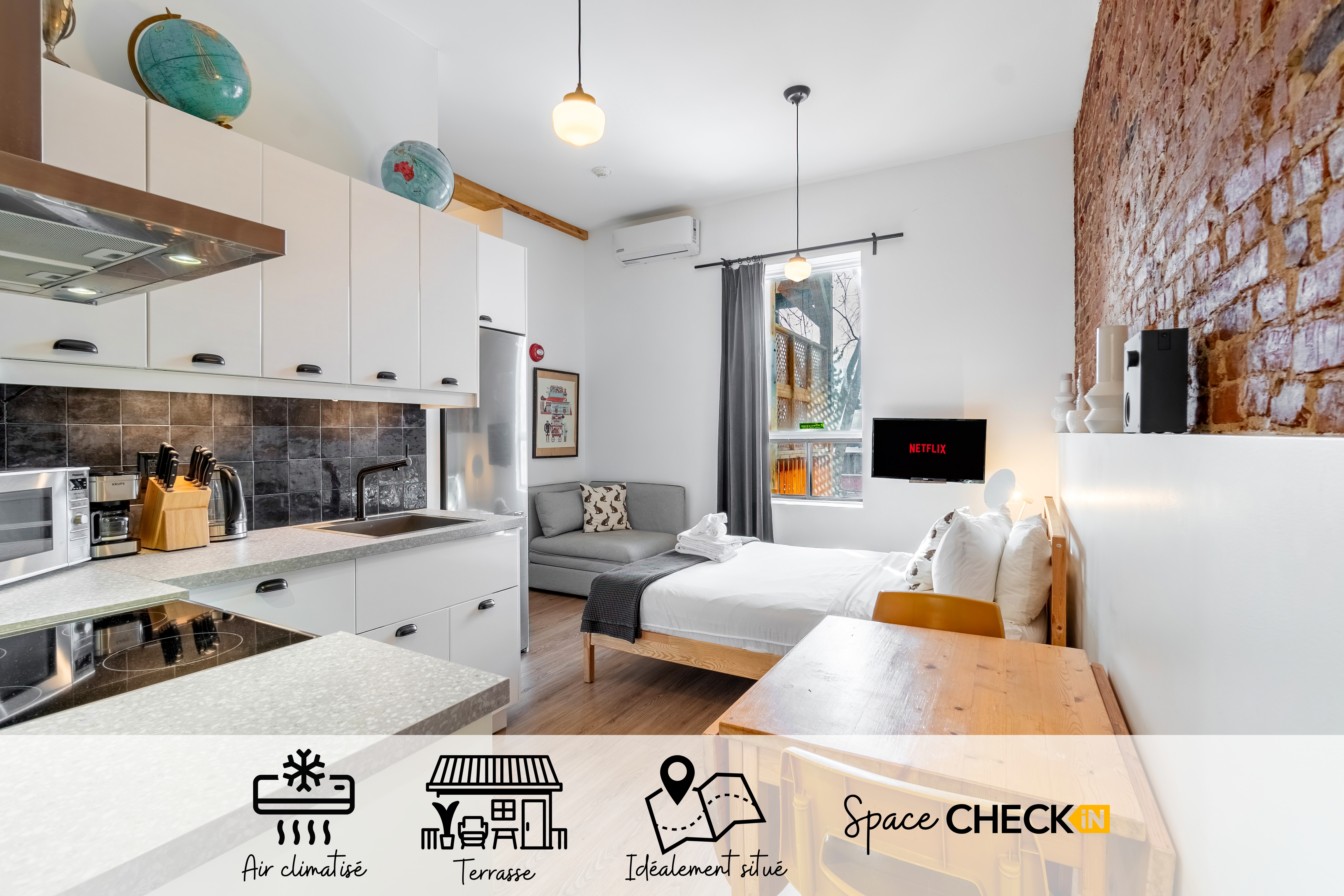Near Subway | Trendy Neighborhood | Smart TV+WiFi