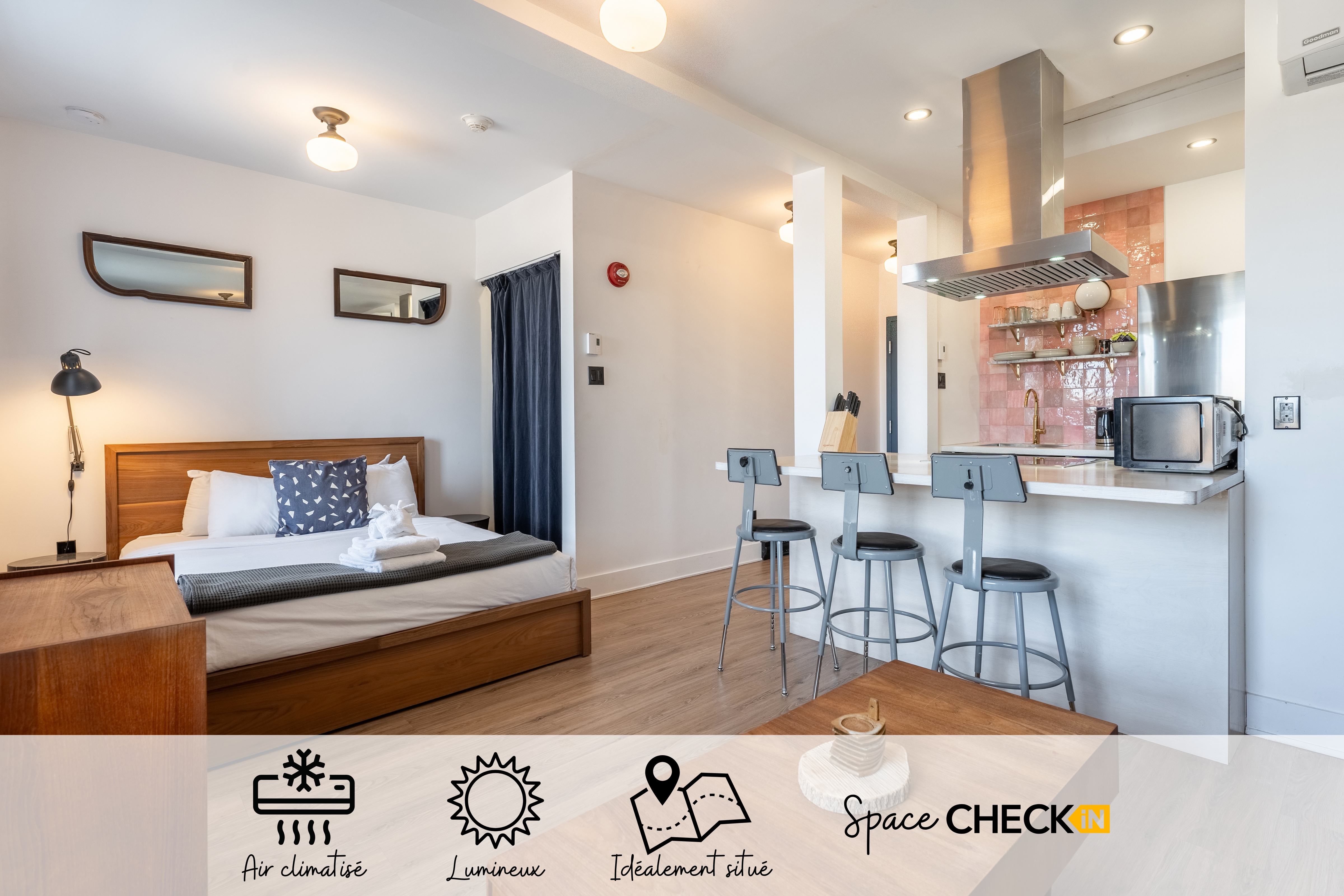 Le Plateau | Near Subway | AC | Smart TV & WiFi