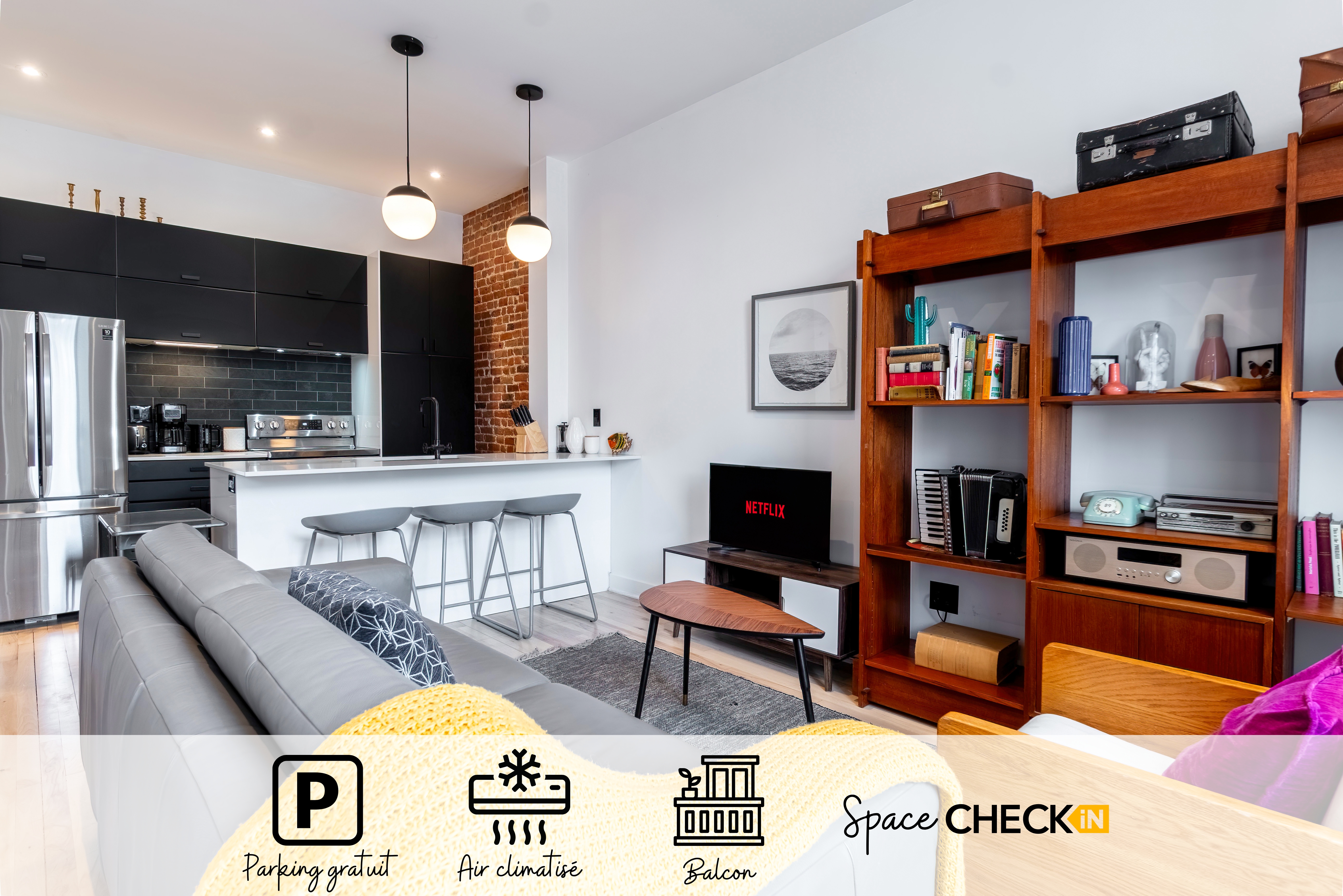 Free Parking | Near the Subway | Le Plateau | AC