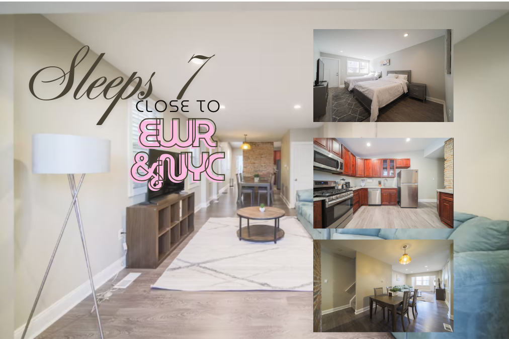 NYC Urban Getaway 10 Min to Newark Penn Station in East, Newark