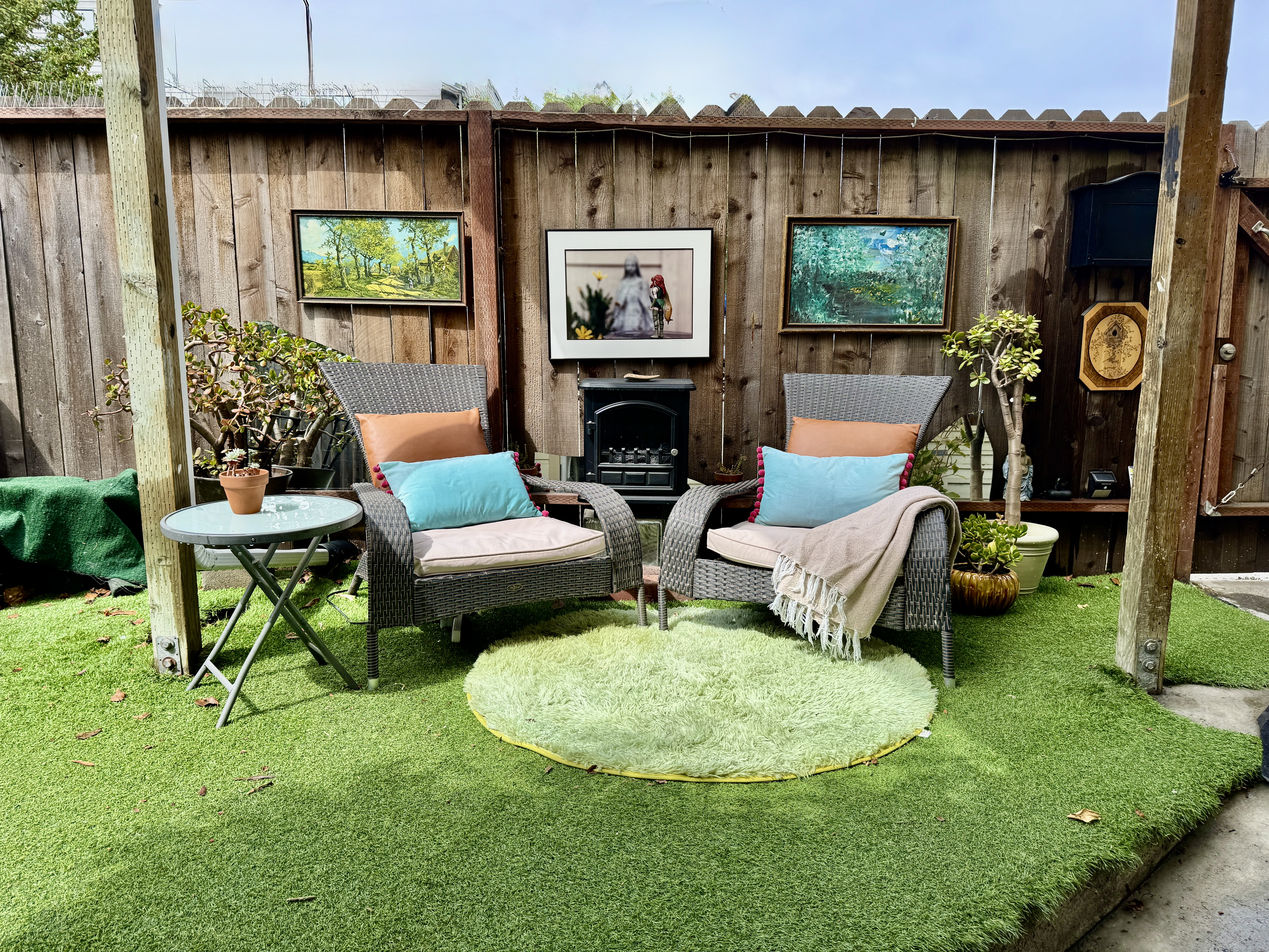 Oakland Hideout | Private 2BR + Patio | Near BART in South Prescott, Oakland