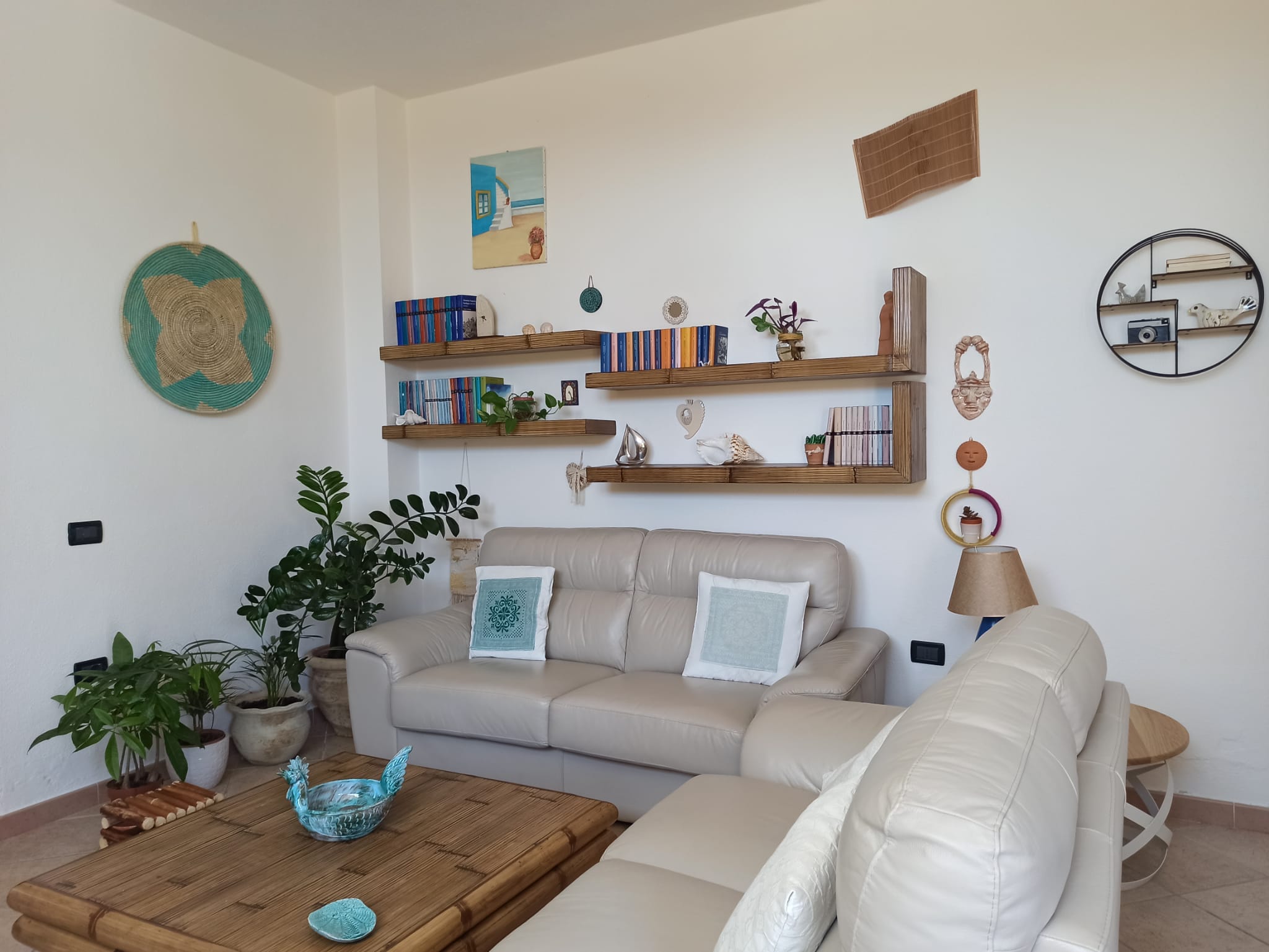 Apartment with garden 5 min. by car from the sea