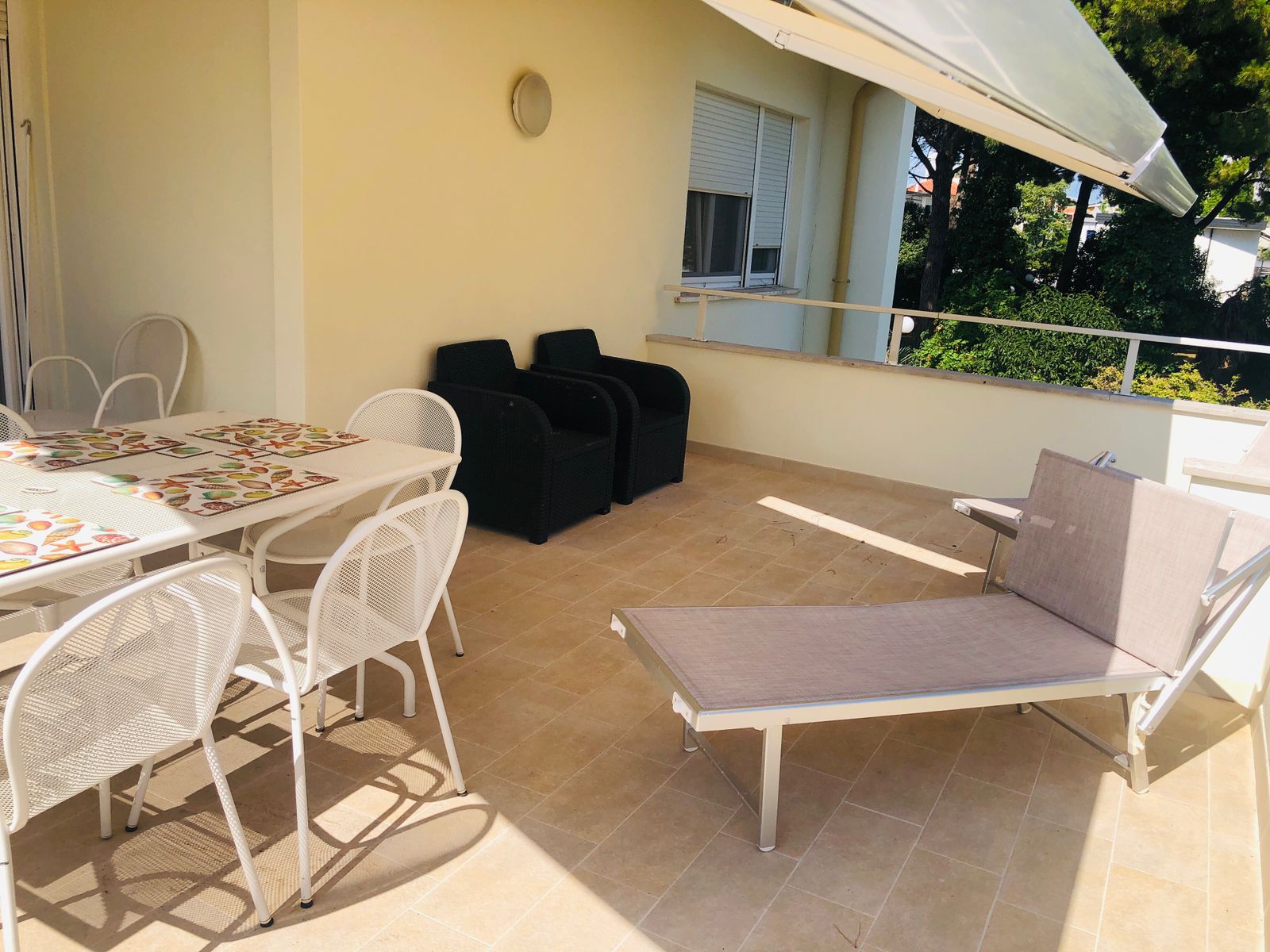 Spacious home with a terrace near the beach