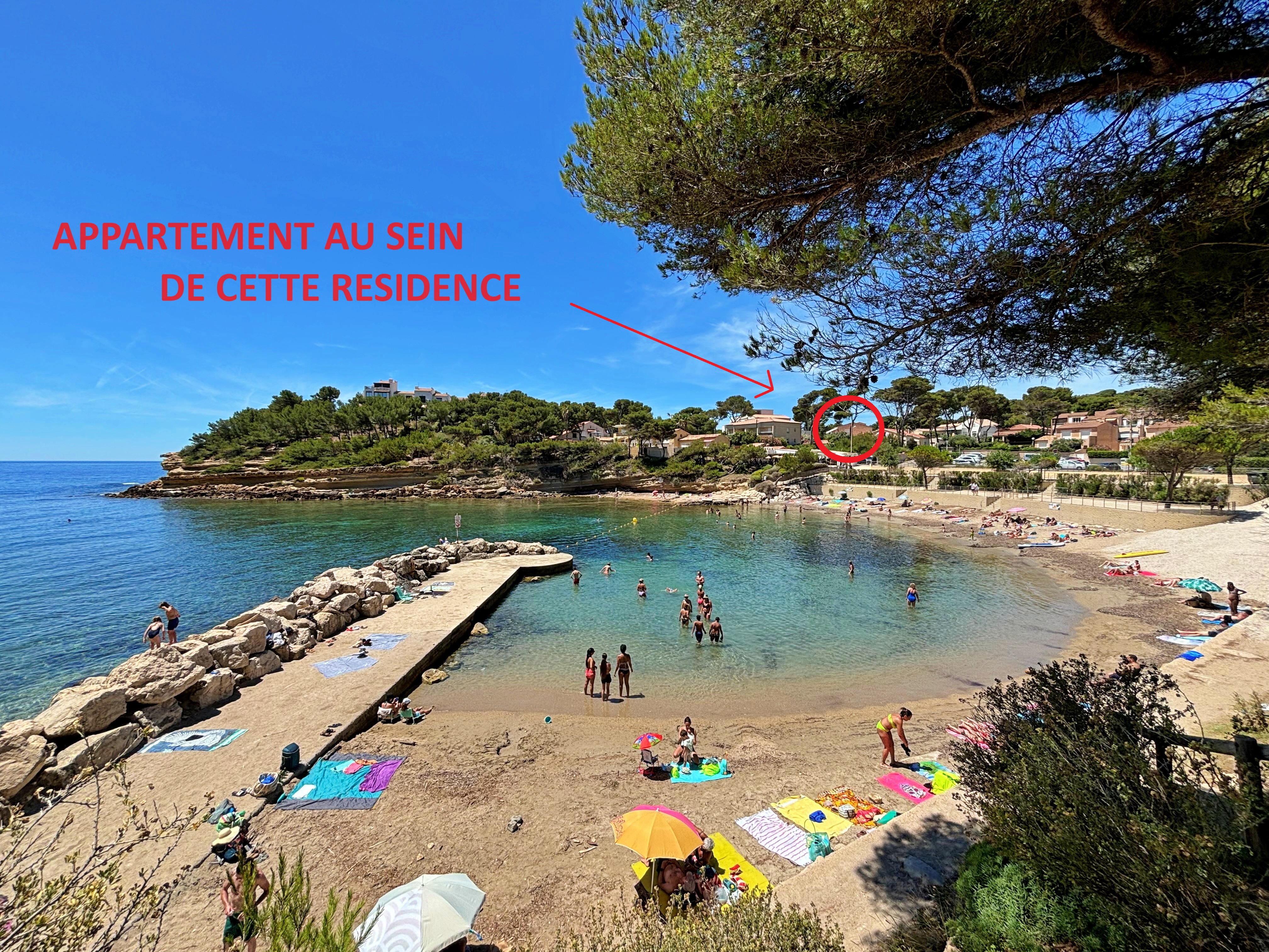 Apartment 50m from the beach, terrace, air conditioning, parking