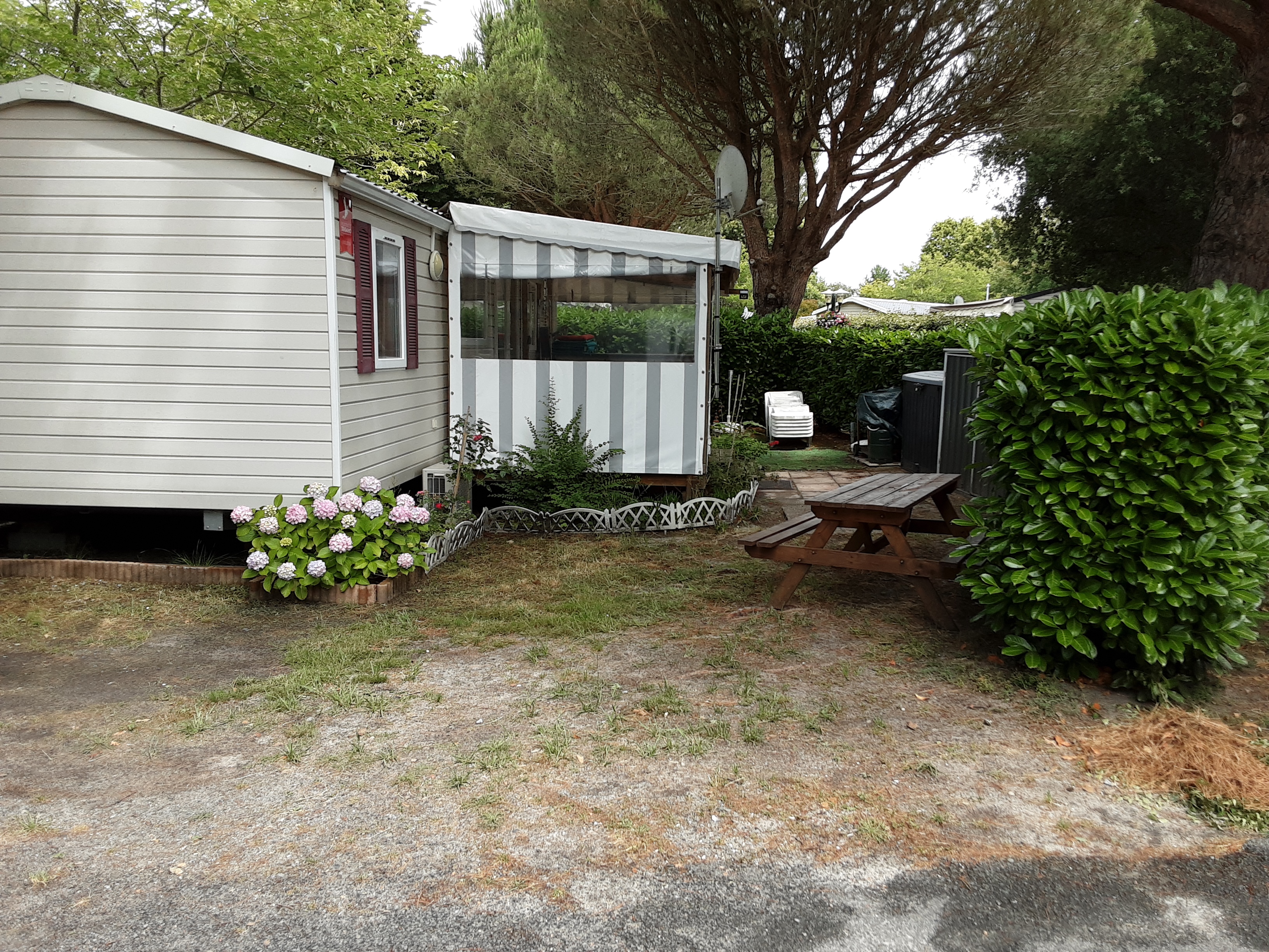 Comfortable mobile home in 4-star campsite