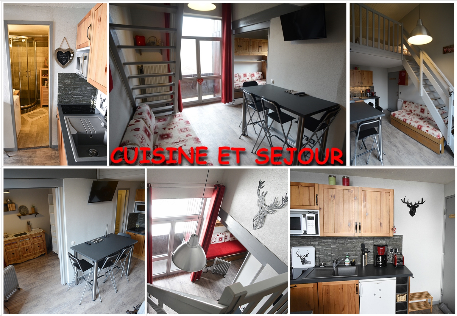 MENUIRES - DUPLEX SKI-IN/SKI-OUT 2 BEDROOMS 4 PEOPLE