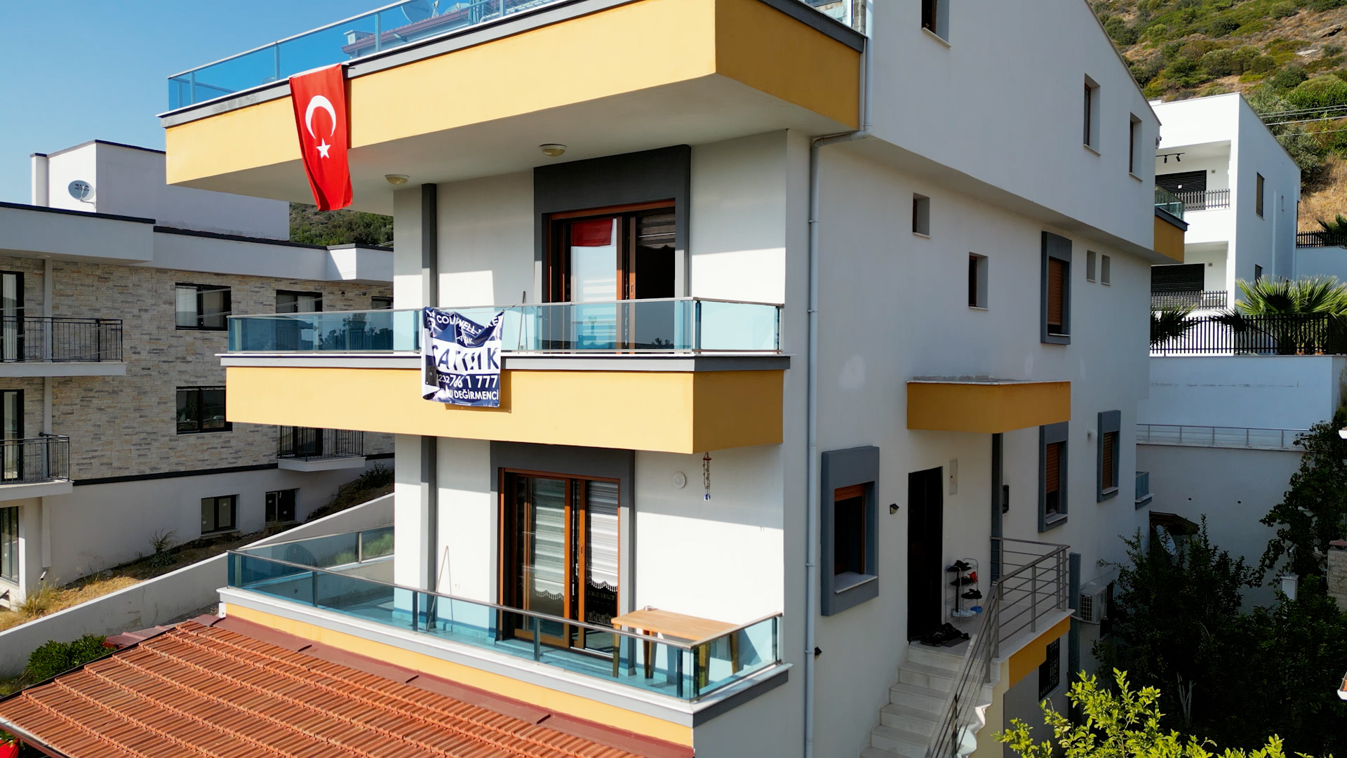 Ocean and Mountain View Home in Izmir