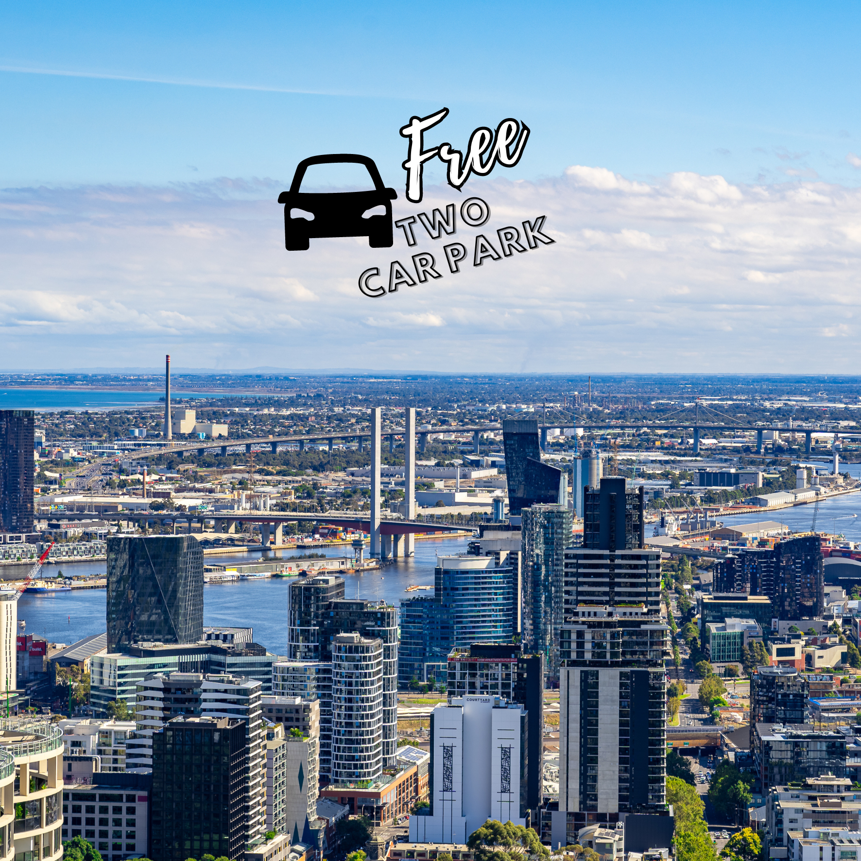 29F 180° MelbCbd Skyview 3BR2Bath. 7Pax. 2 CarPark