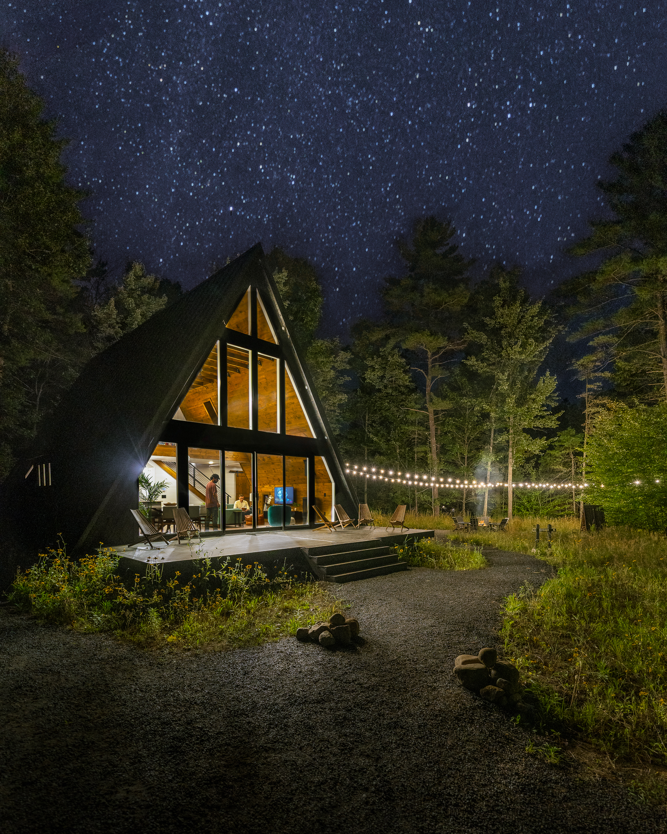 A-frame - Unique, Modern - Near Whiteface/Placid