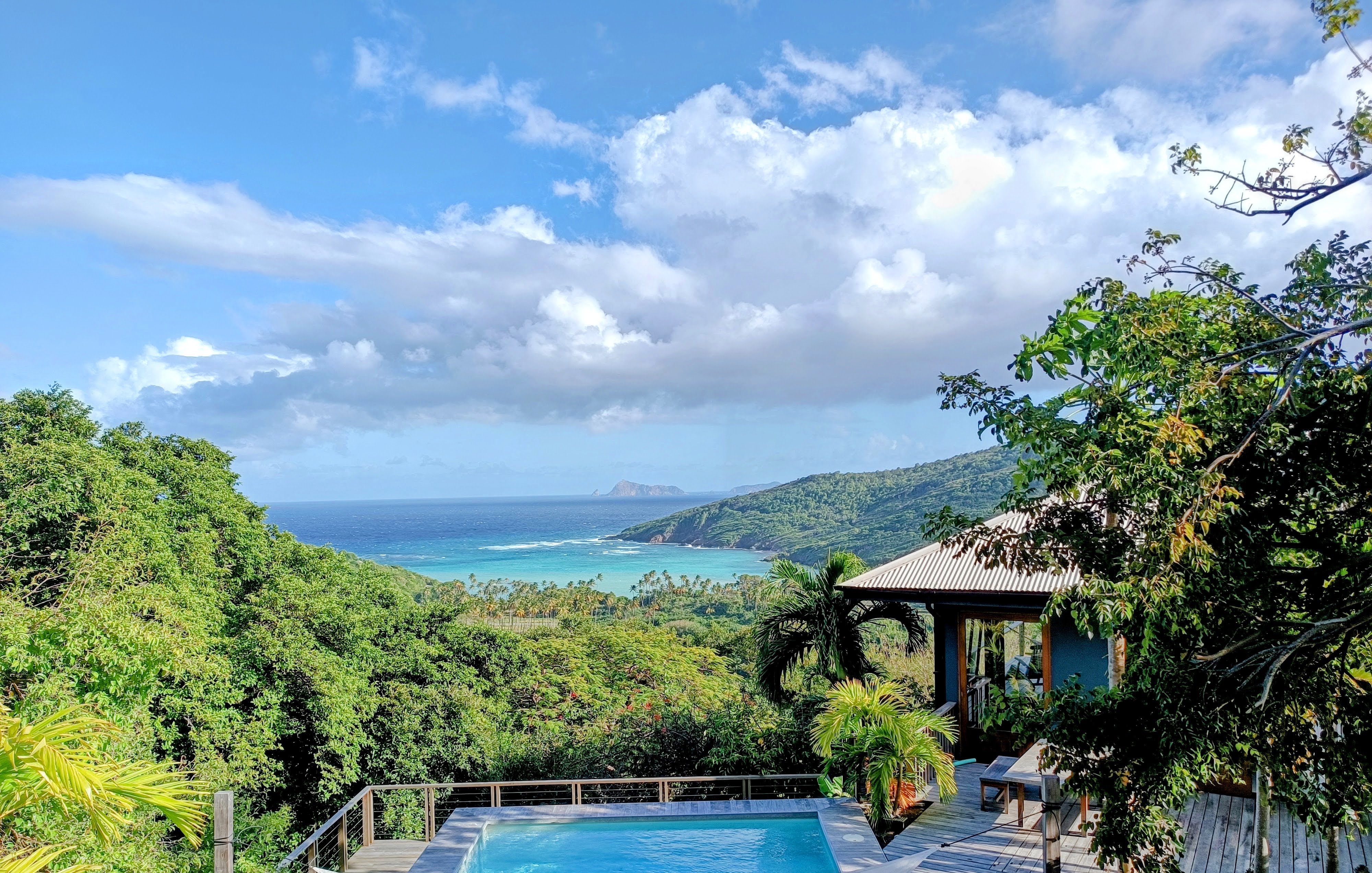 Two pool luxury villa with tropical ocean views