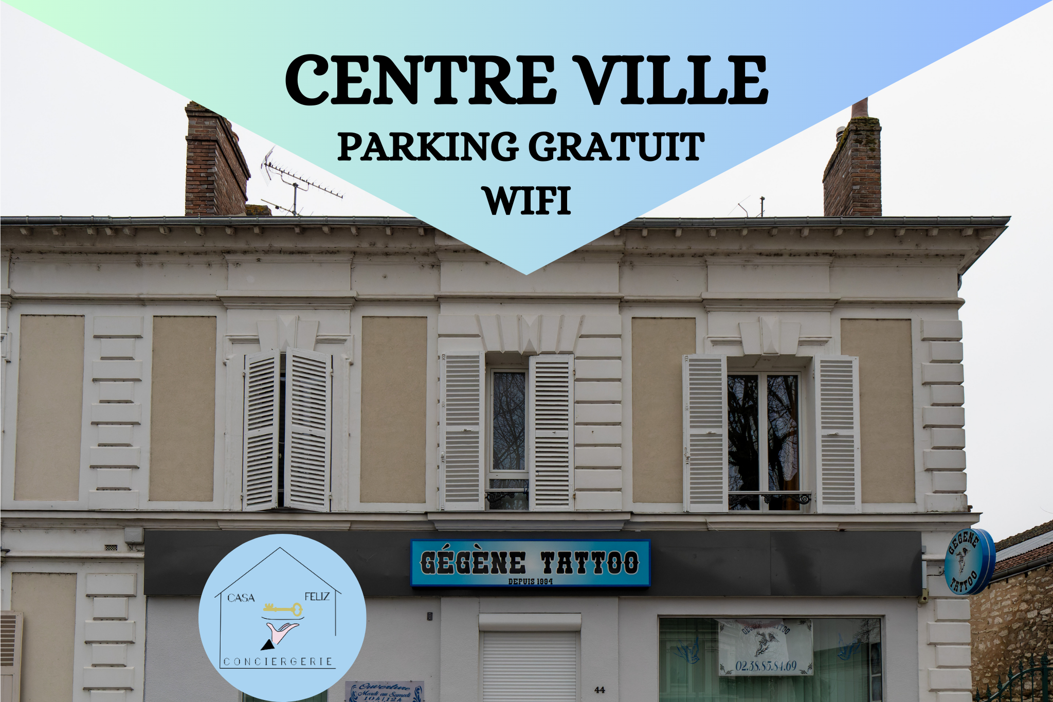 Chez Gégène*Gare*Downtown* Free Parking *