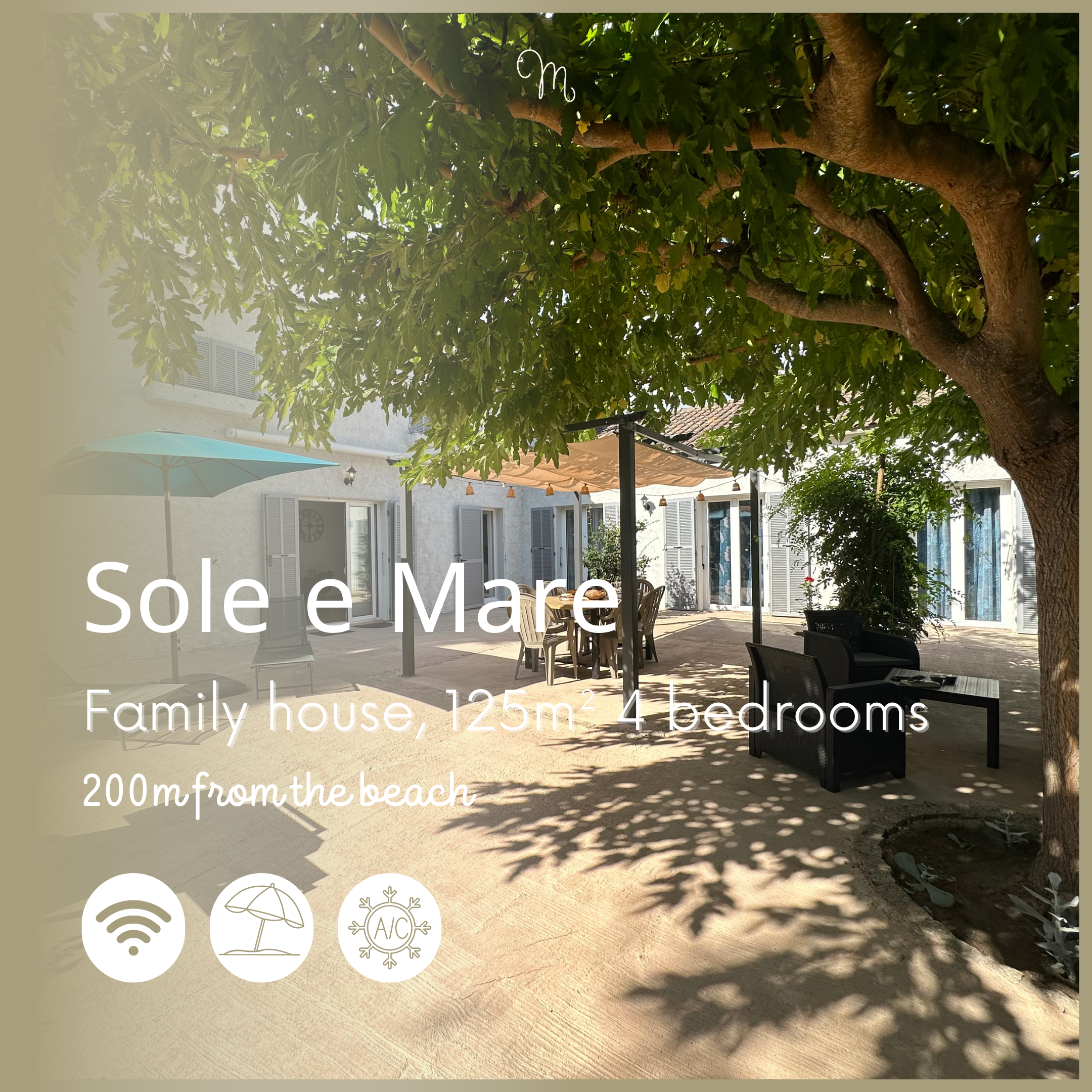 *.* Villa Sole e Mare *.* Clim, Wifi, Jardin