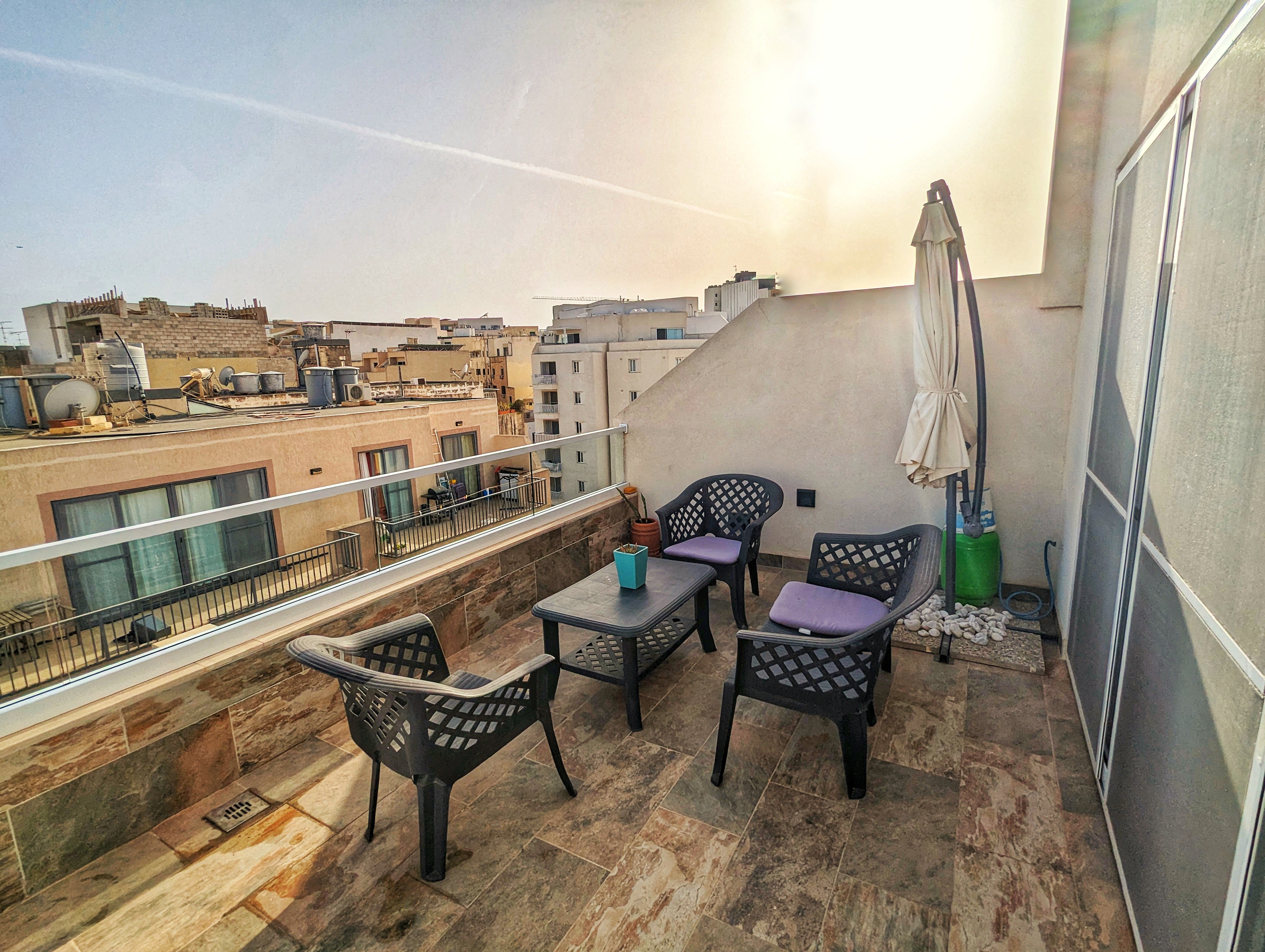 Lovely new 3 bedroom penthouse in Msida with views