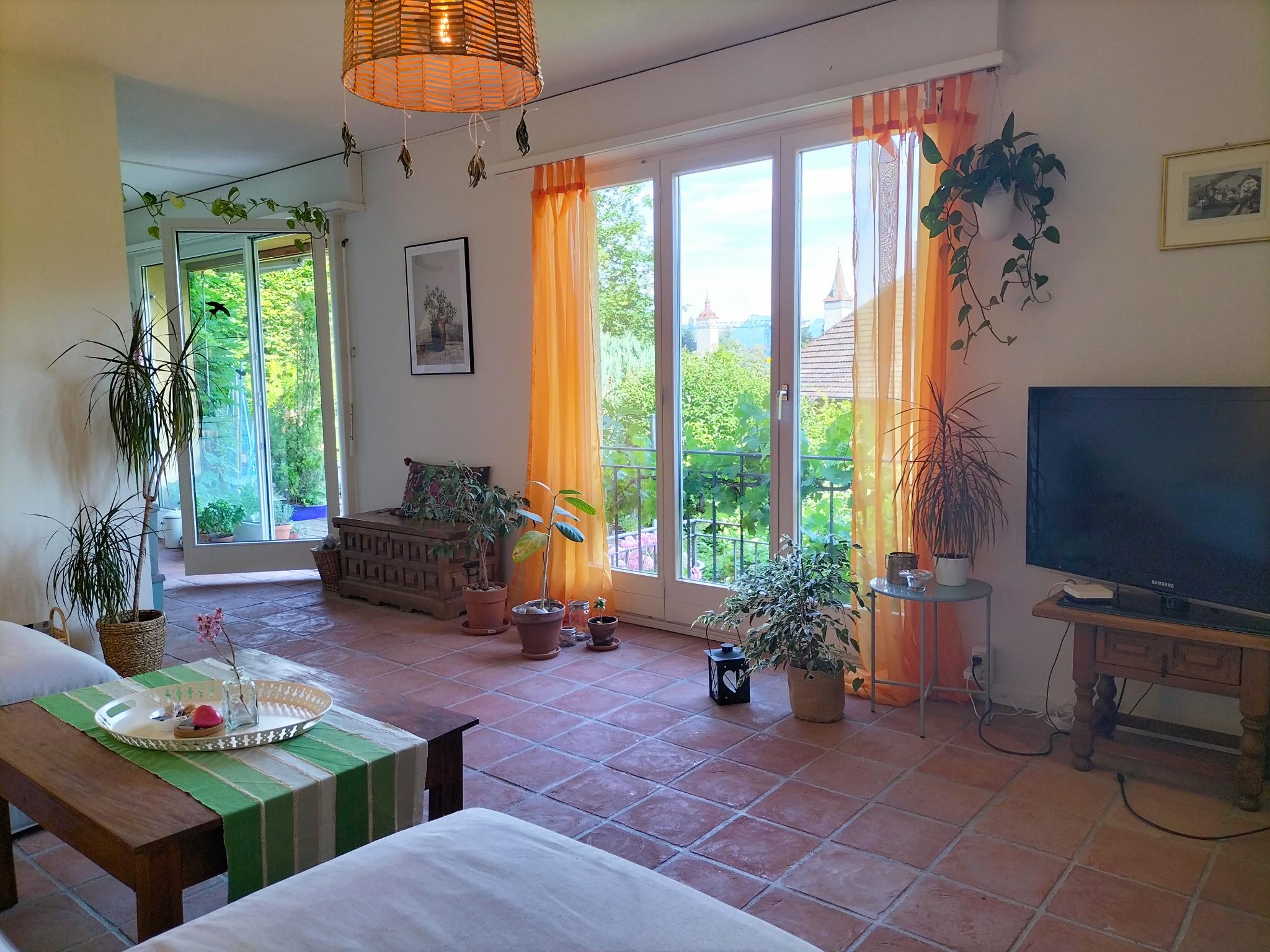 Terrace apartment above the old town