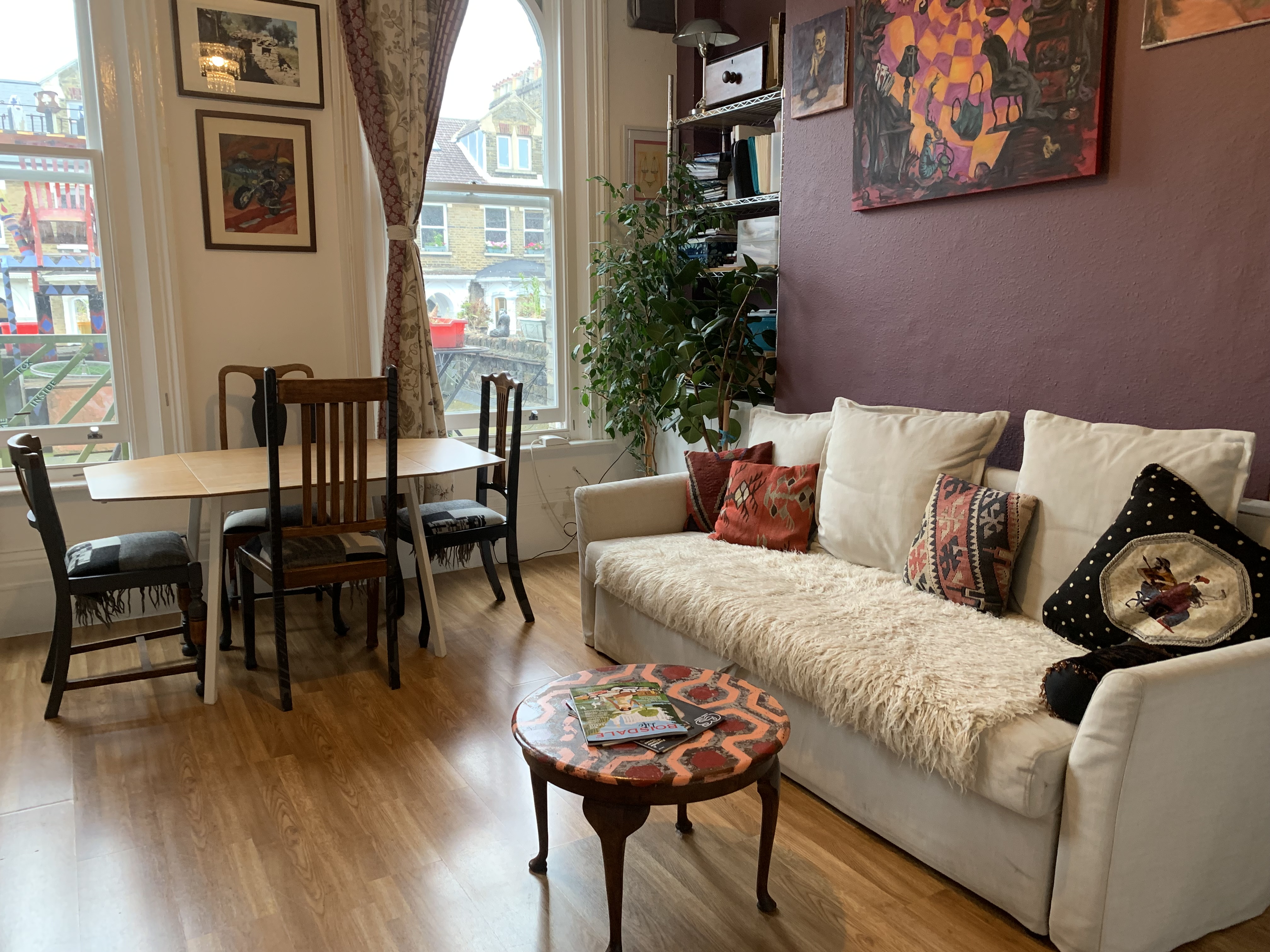 Cosy, arty flat with roof terraces in Islington in Islington, London