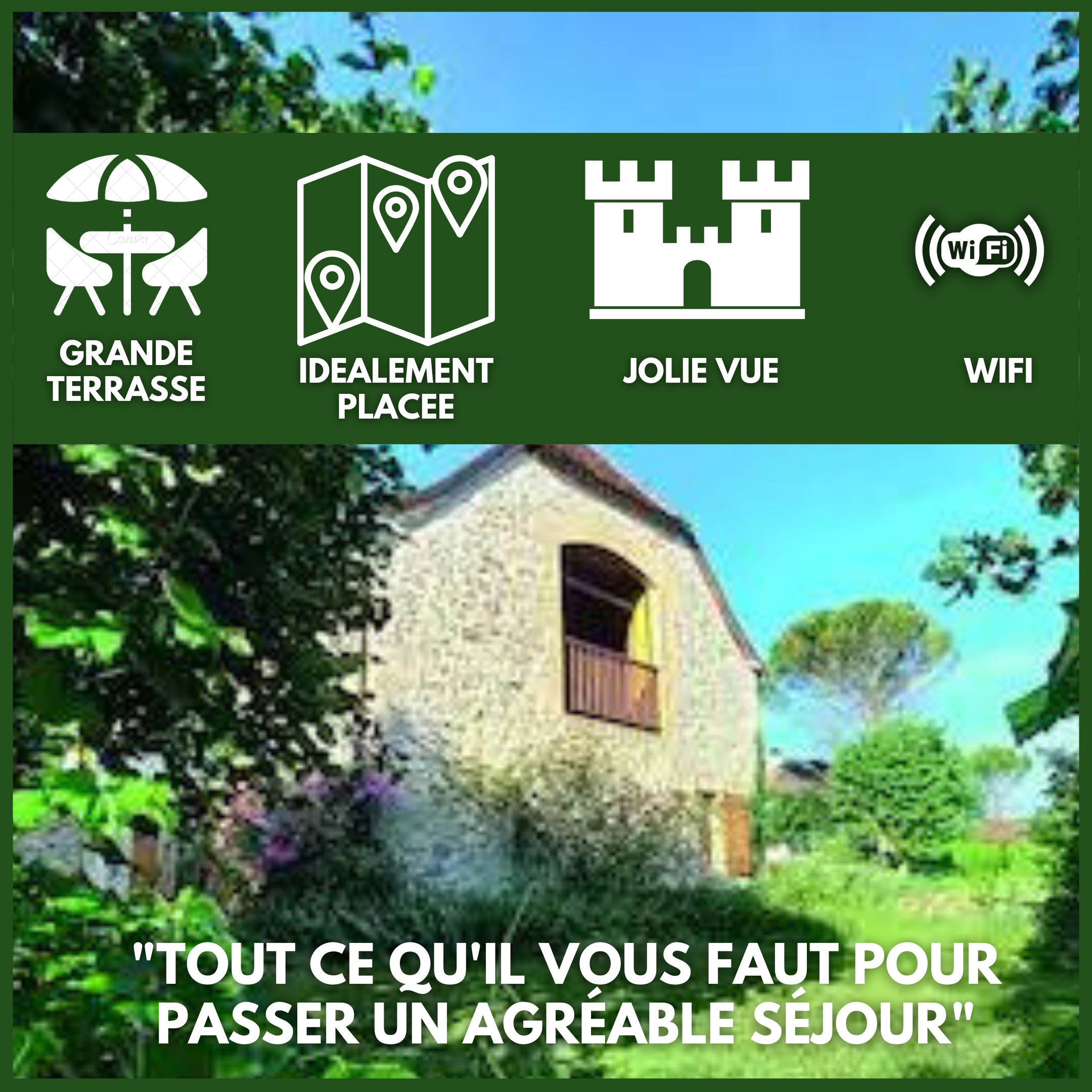 La Sagnarde, Stone House, Loubressac