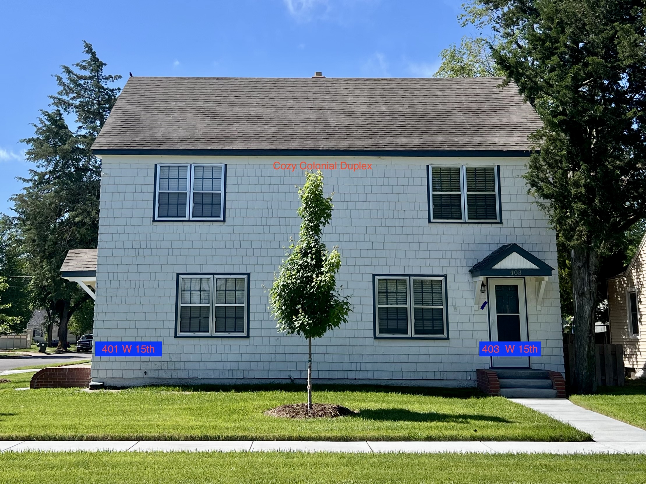 Cozy Colonial Duplex 403