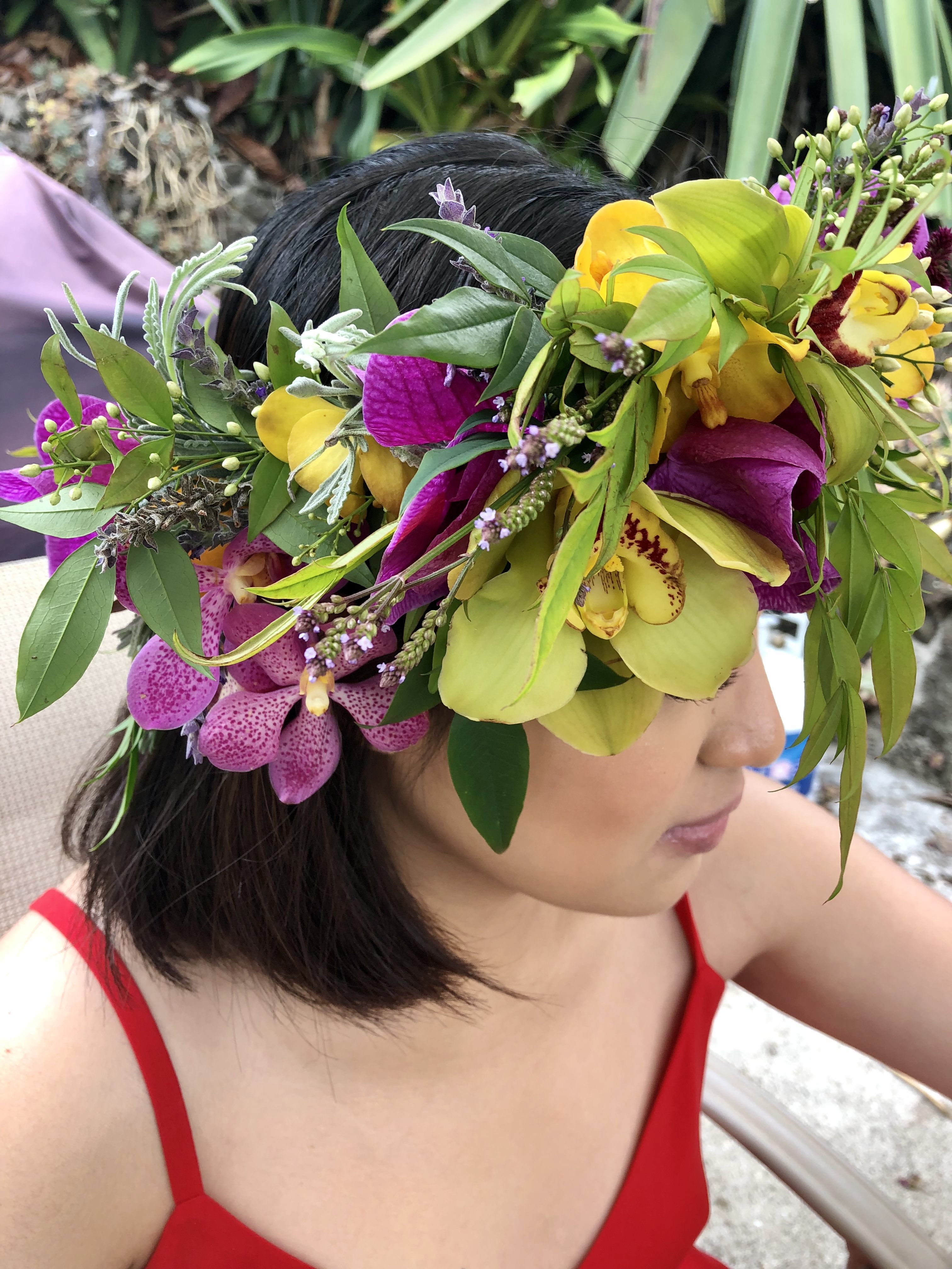 hawaiian floral crown