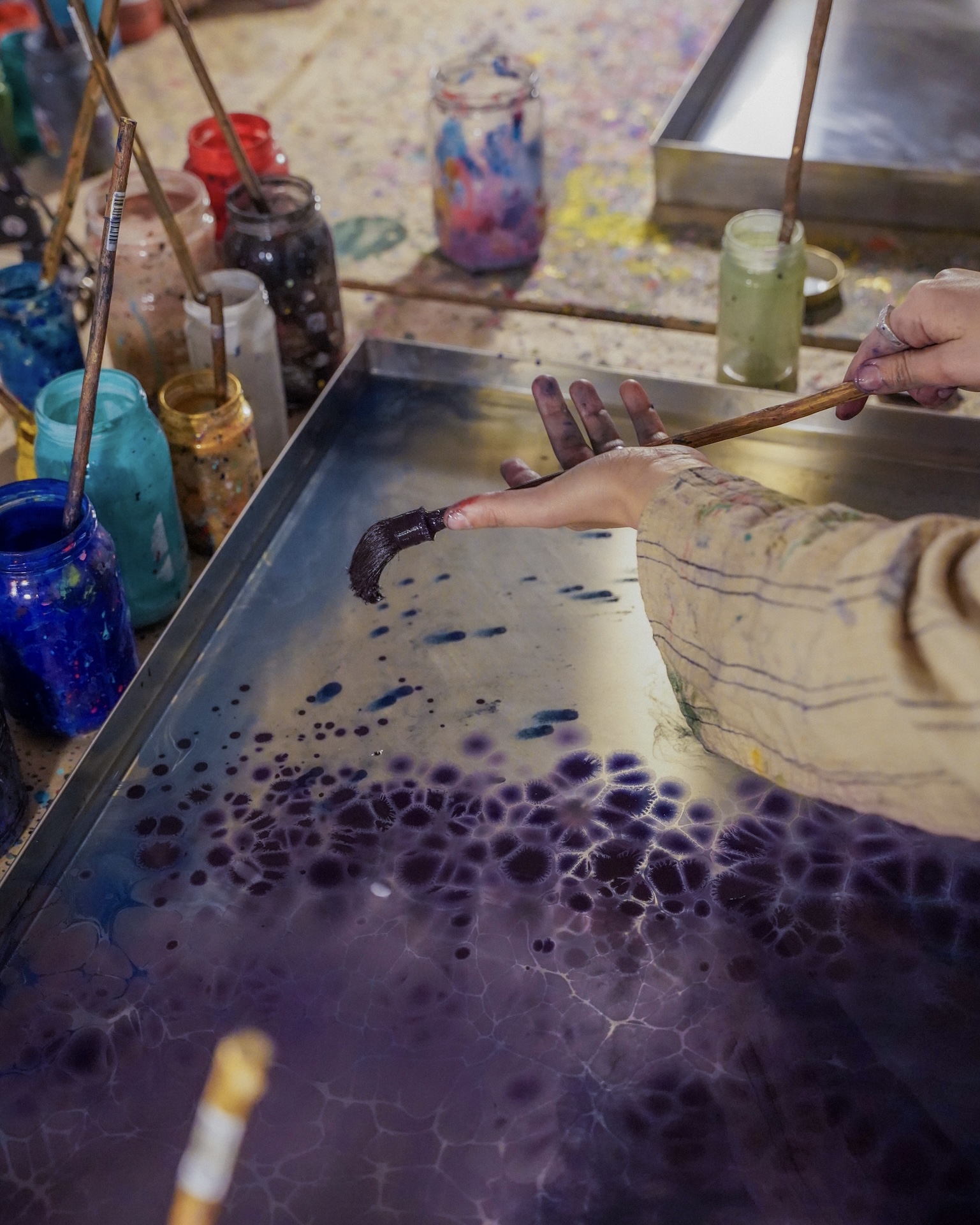 Marble art in the heart of Copenhagen Airbnb