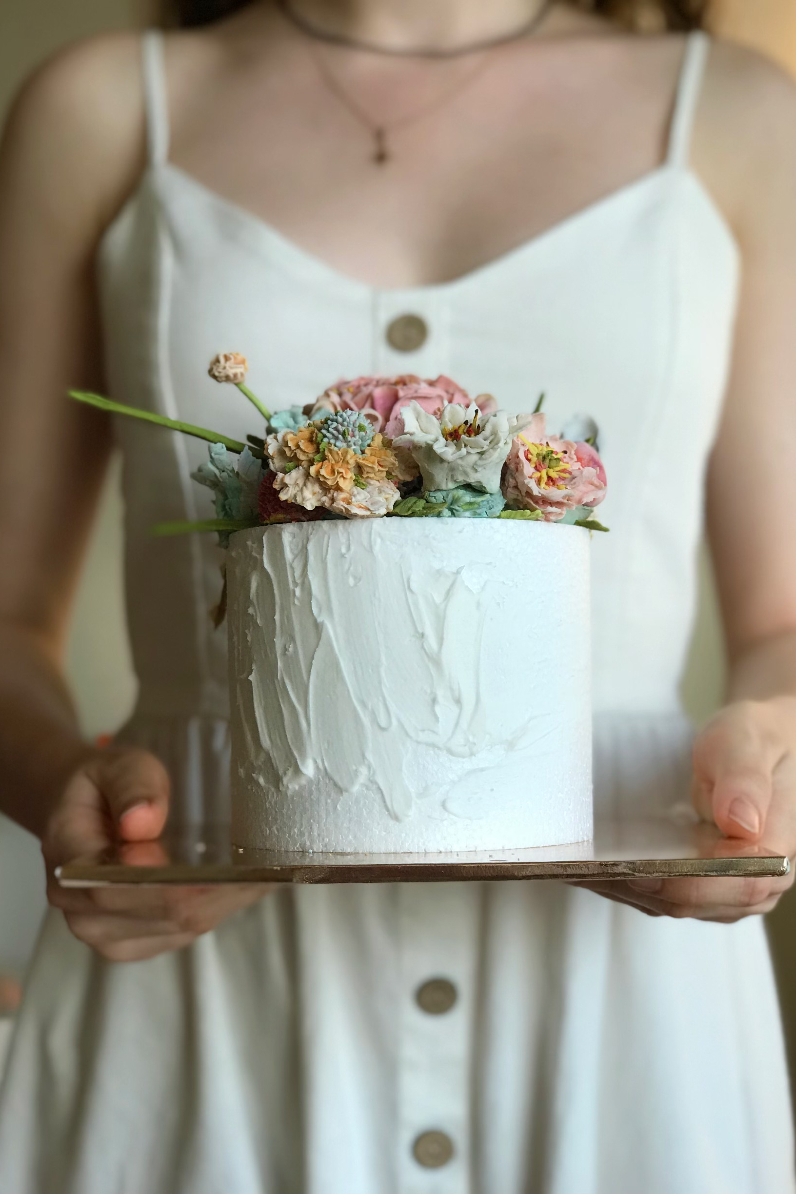 Gateau Au Soja Decore De Fleurs Authentiquement Coreen Airbnb