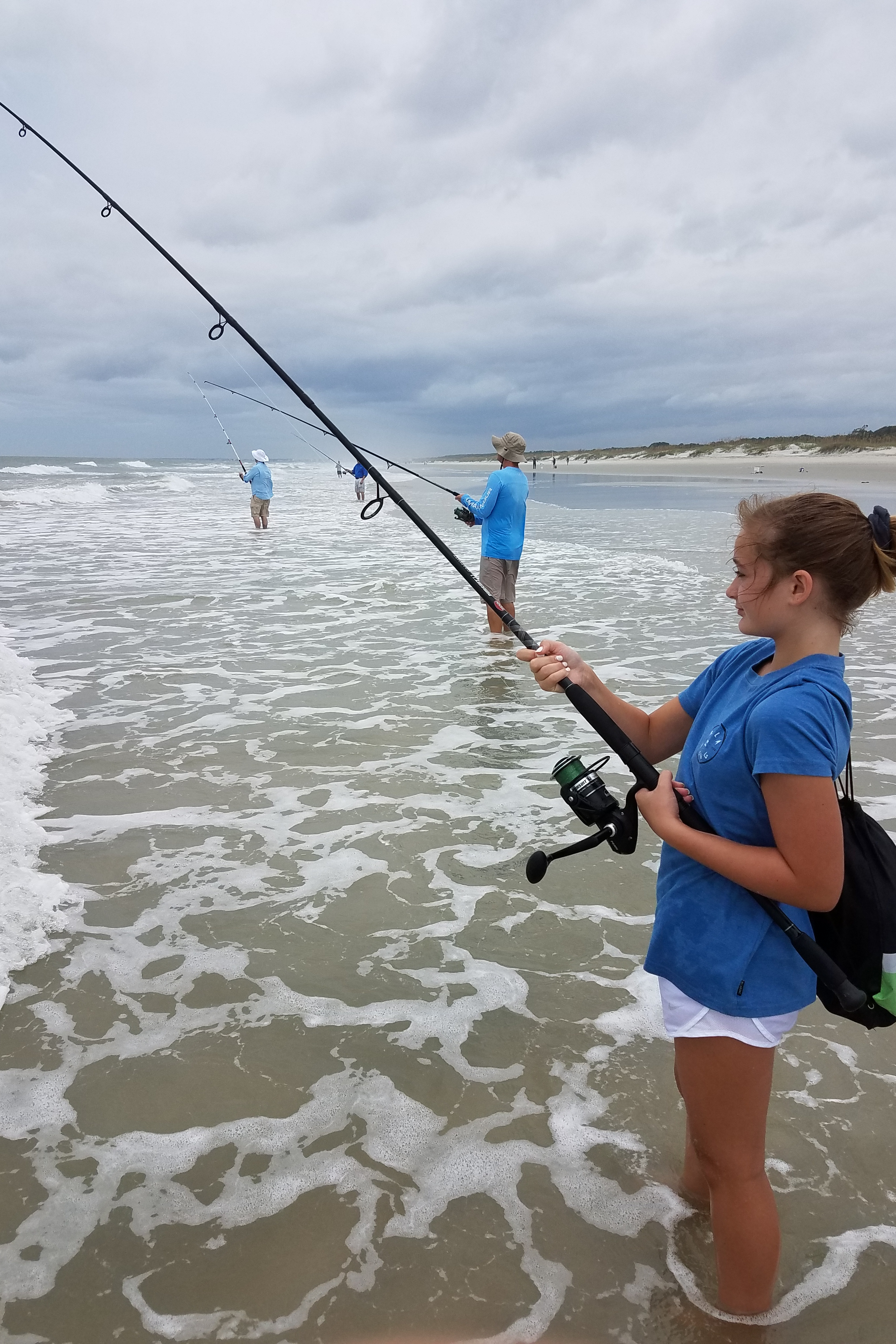 surf fishing