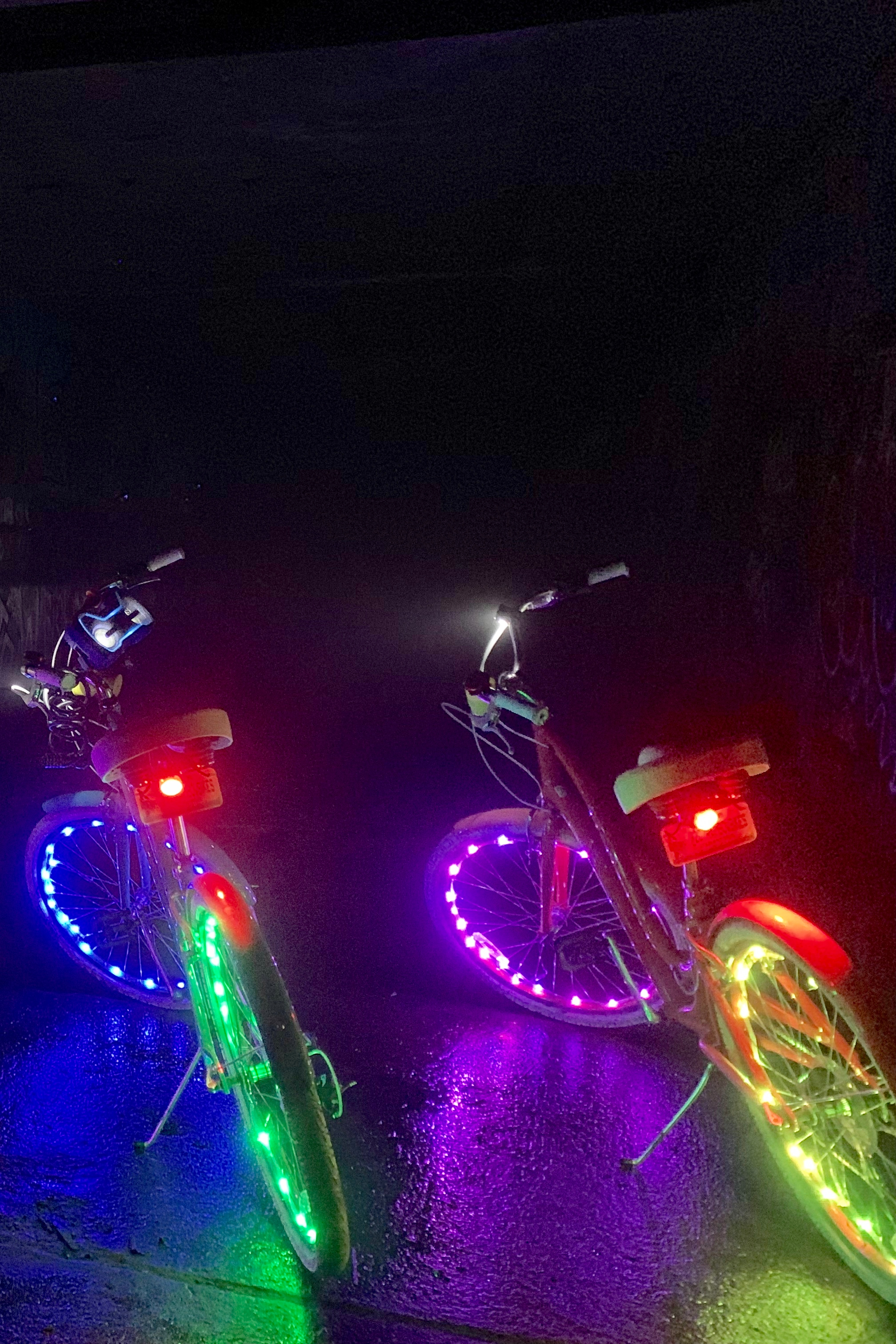 glow ride bike lights