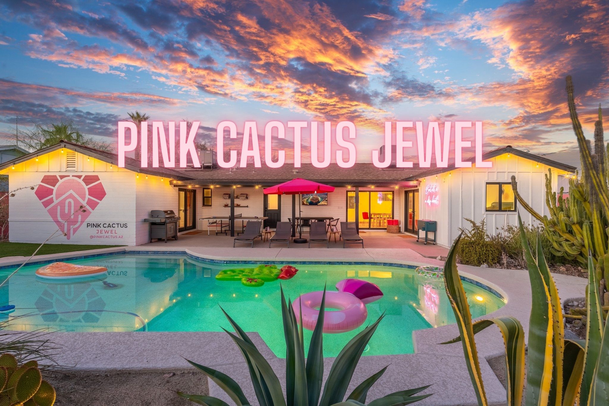 Perfect Bach House Scottsdale - Pink Cactus Jewel - Houses for
