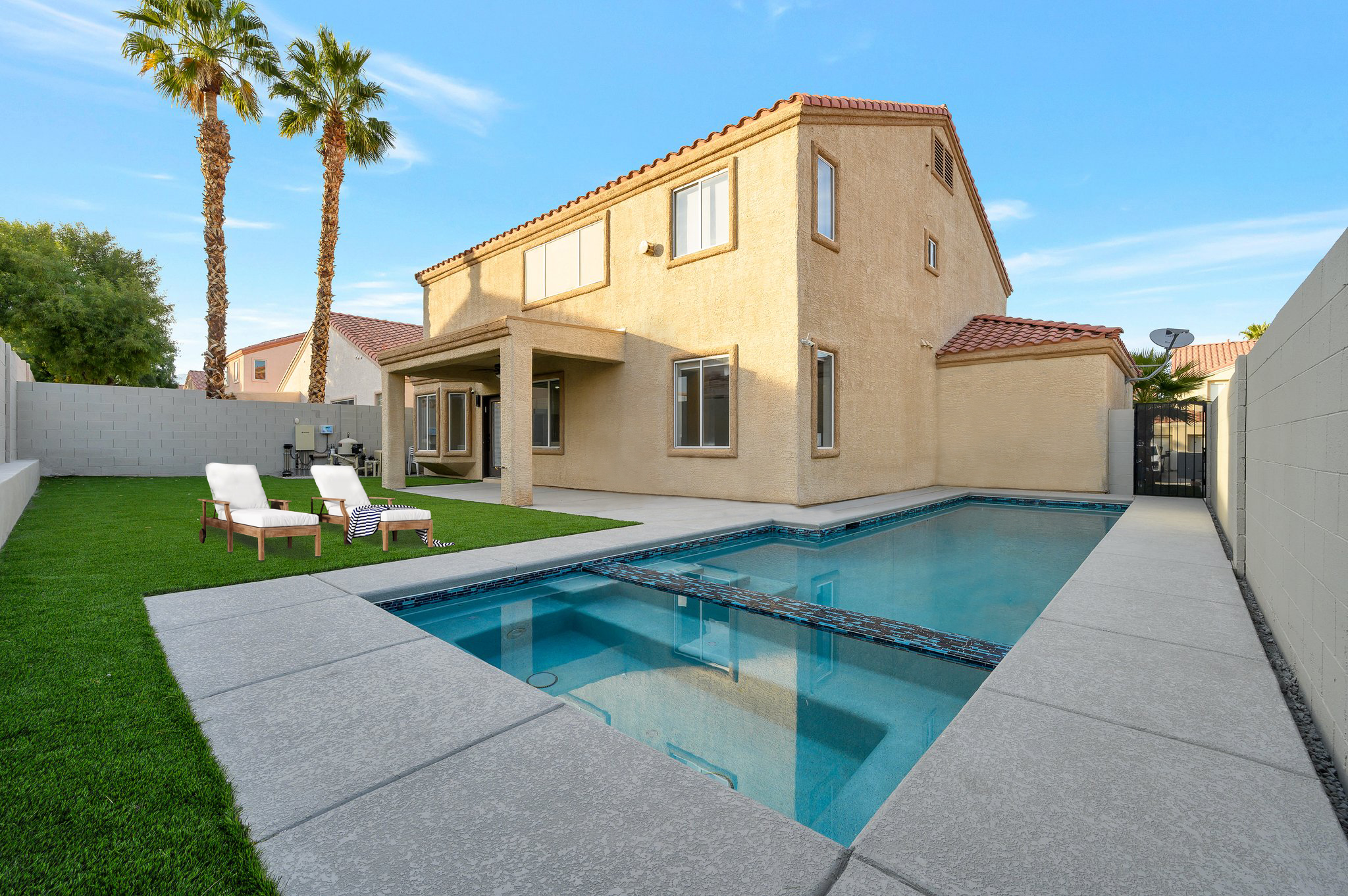 Luxury Summerlin Oasis | Saltwater Pool + Hot Tub in City of Las Vegas, Clark County Nv