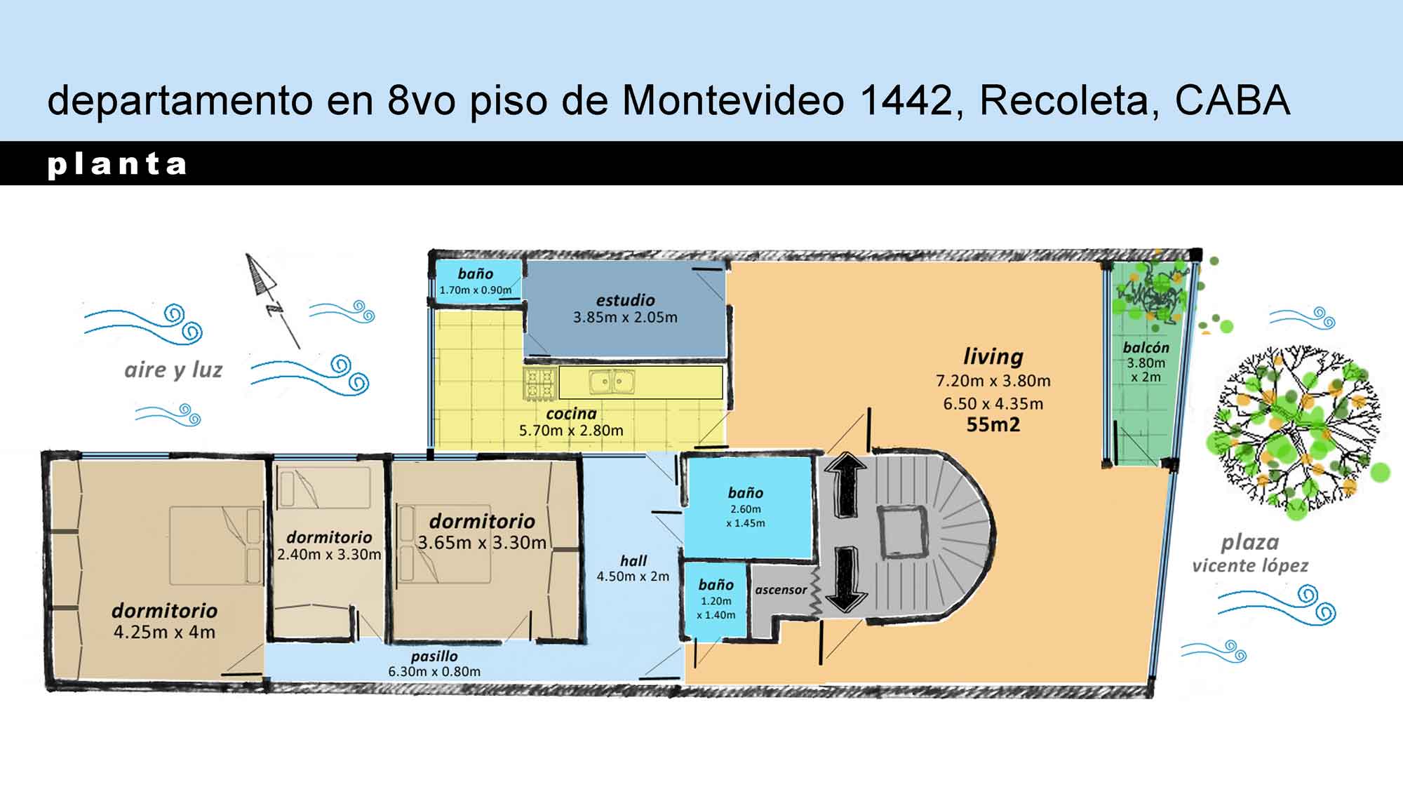 Hermoso departamento en Recoleta in Recoleta, Buenos Aires