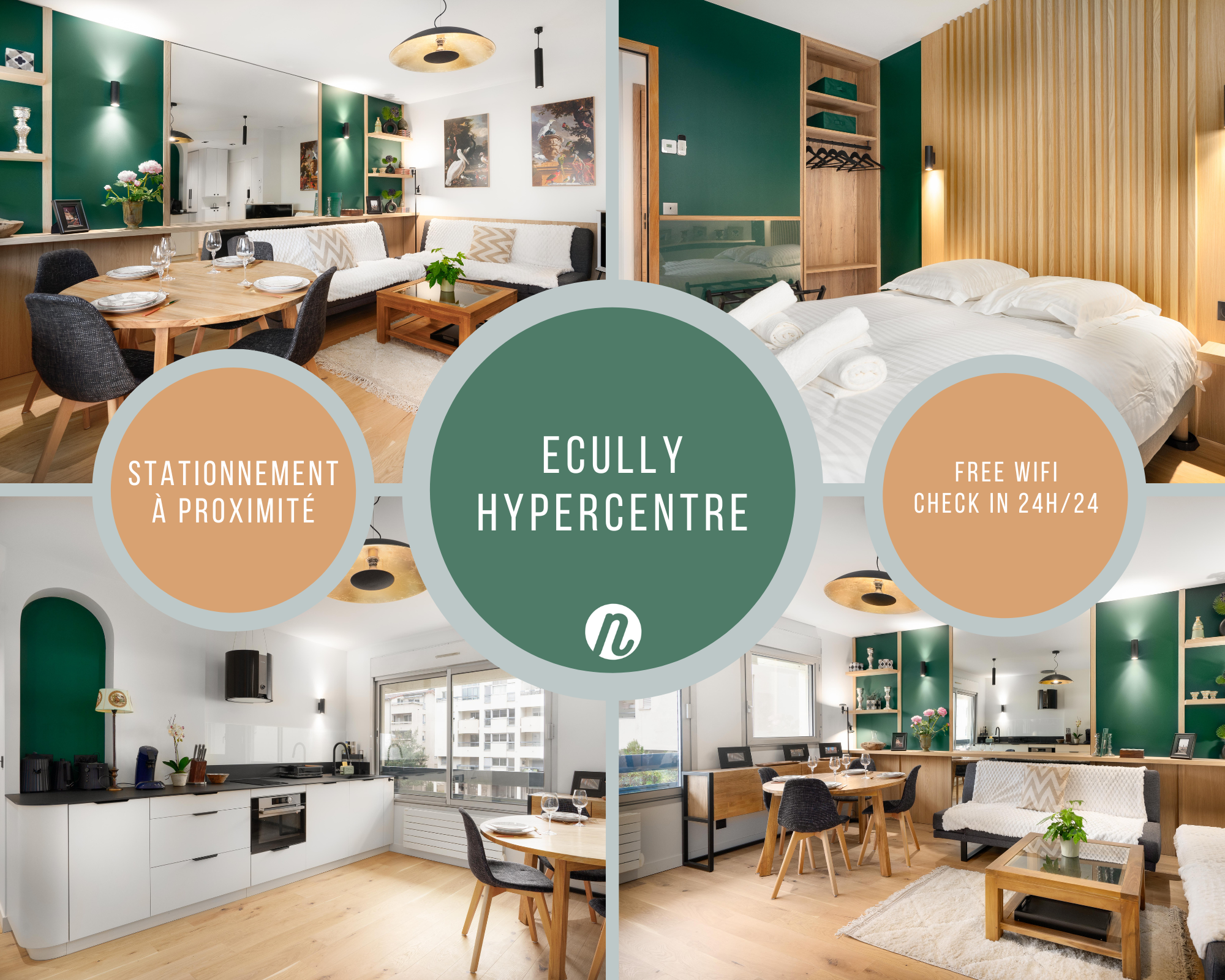 Luxury apartment -T3- Centre