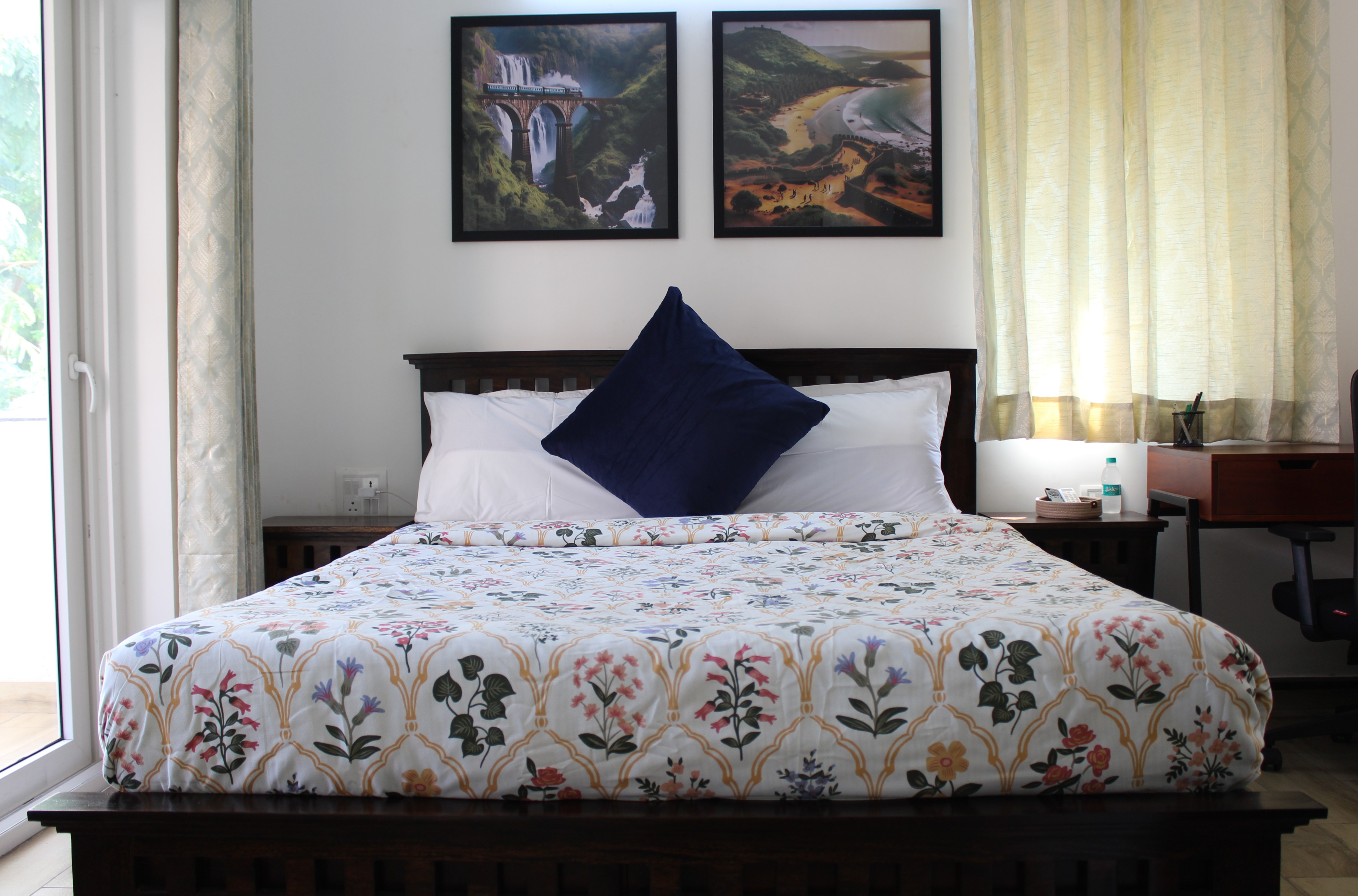 NovoNirvana: 1BHK, 300m to Tito's Lane/Baga Beach