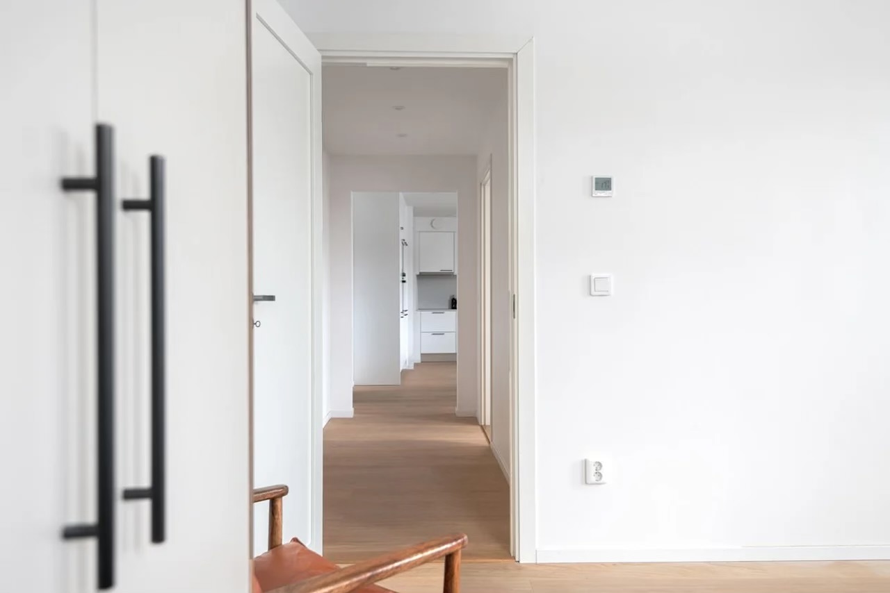 Newly built apartment on two floors