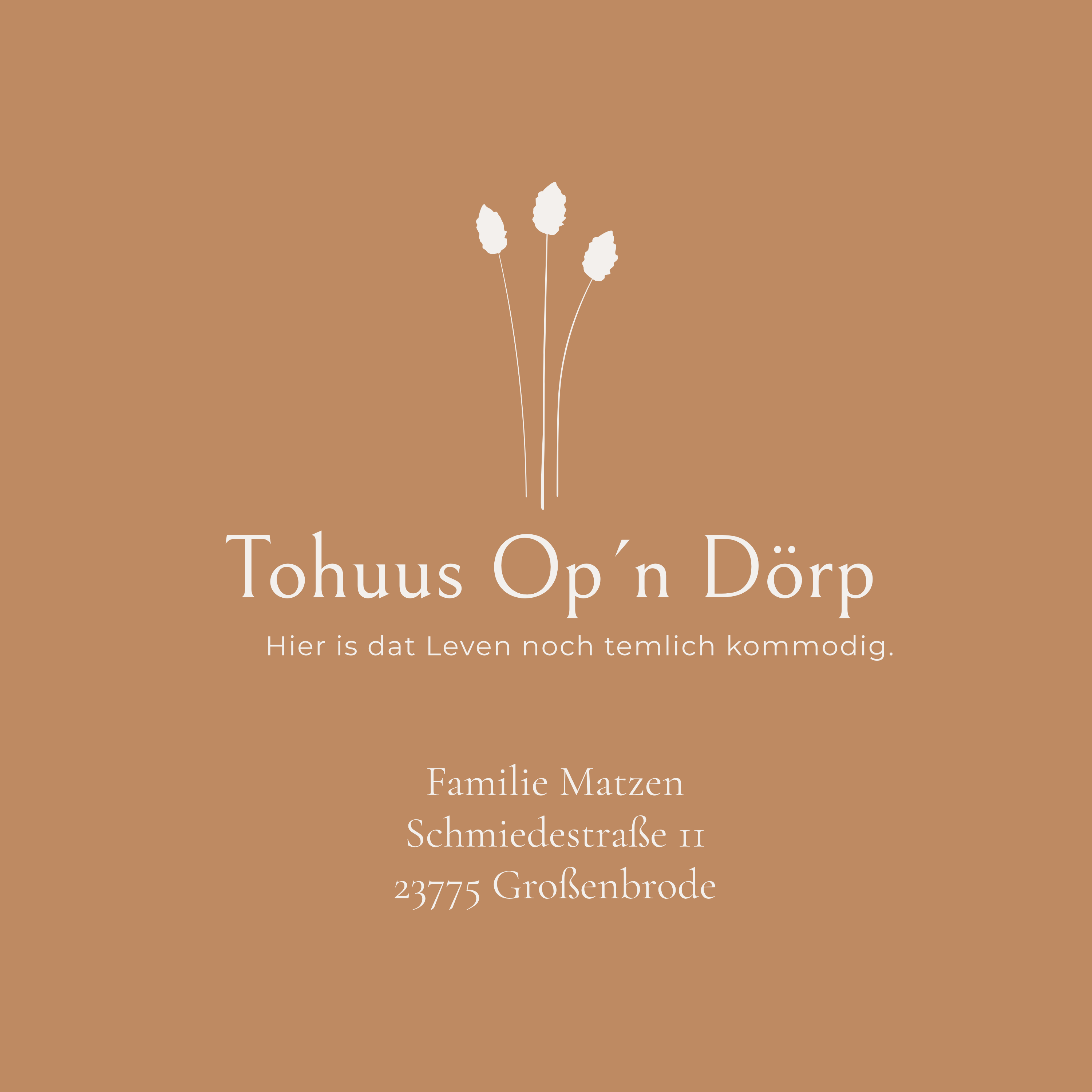 Tohuus Op 'n Dörp