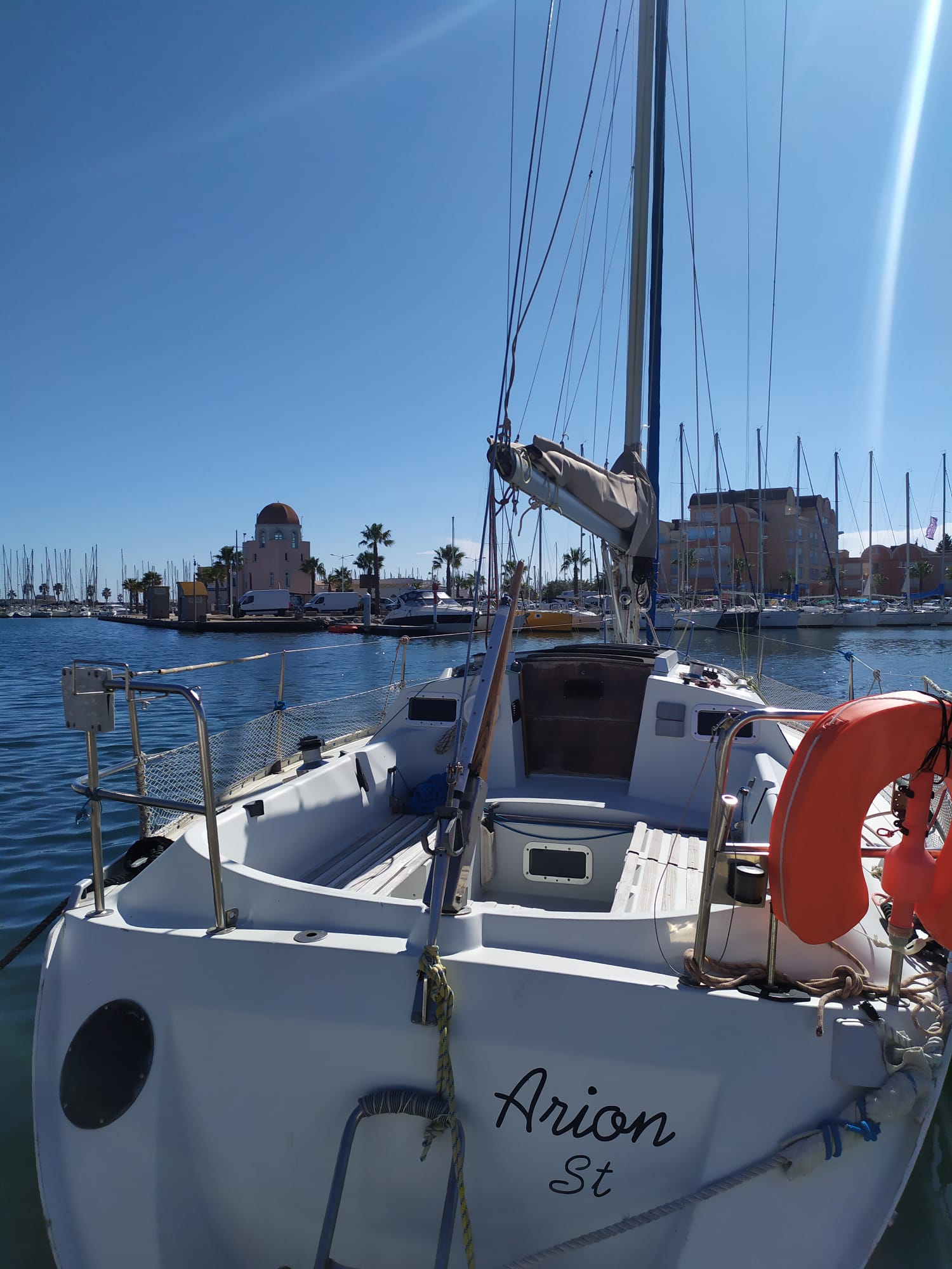 Quiet sailboat